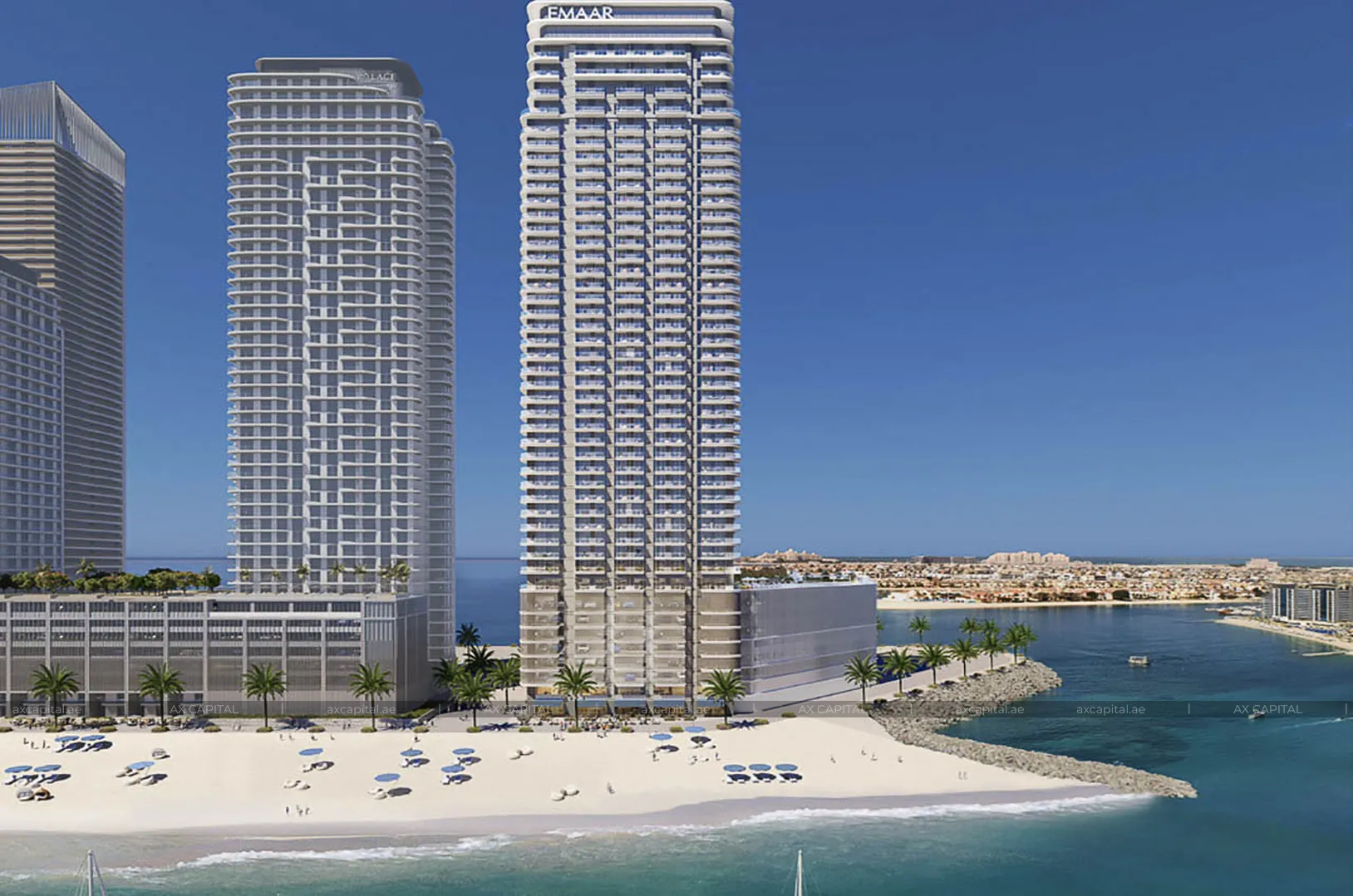 Apartment mit 3 Schlafzimmern in Beachgate by Address, Dubai, VAE (axc-3987978-r1) 1