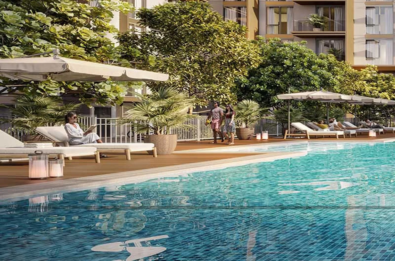 Apartment mit 2 Schlafzimmern in Club Place, Dubai, VAE (axc-3990752) 3