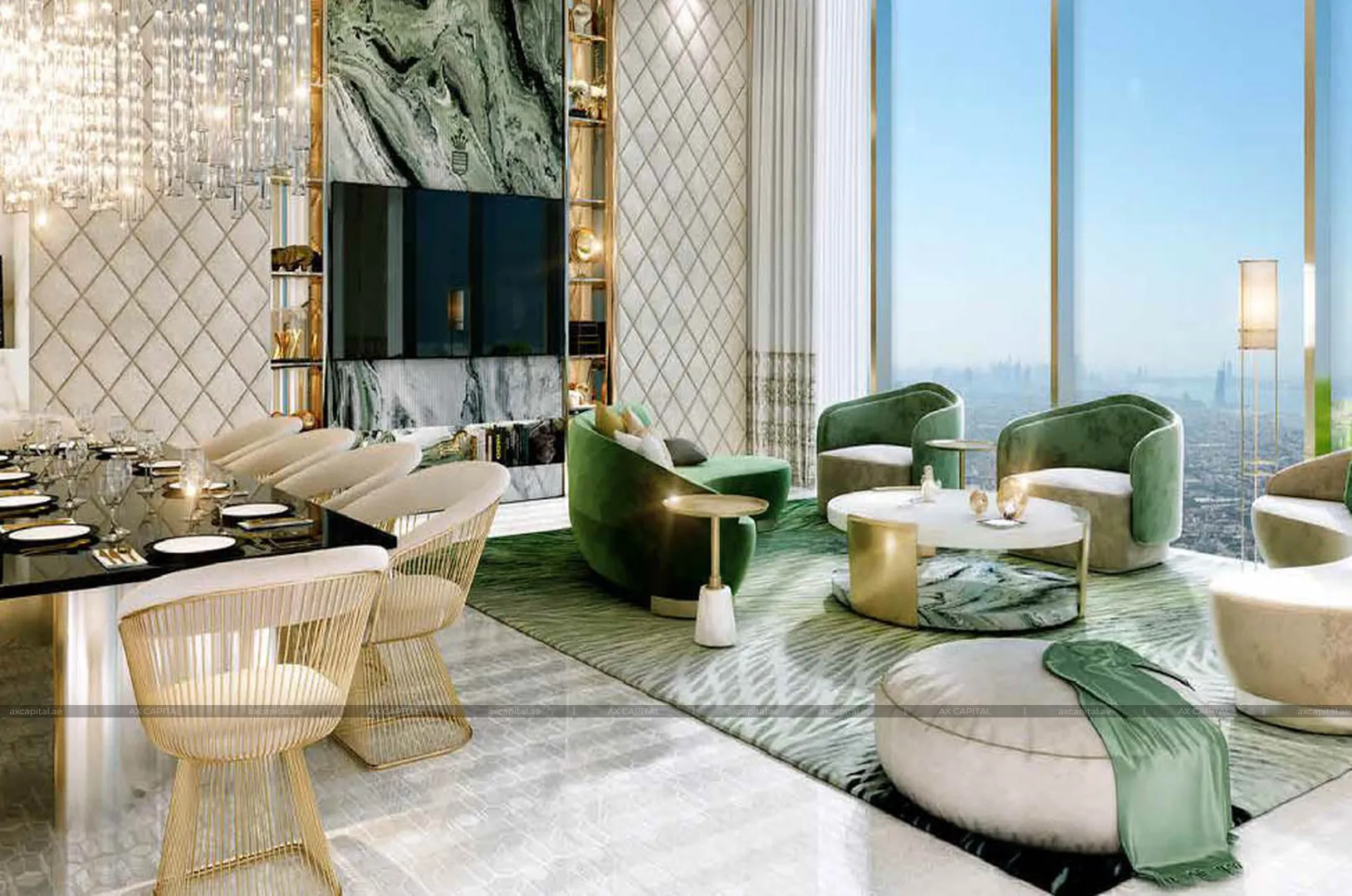 Apartament cu 2 dormitoare în Damac City, Dubai, Emiratele Arabe Unite (axc-3994273) 3