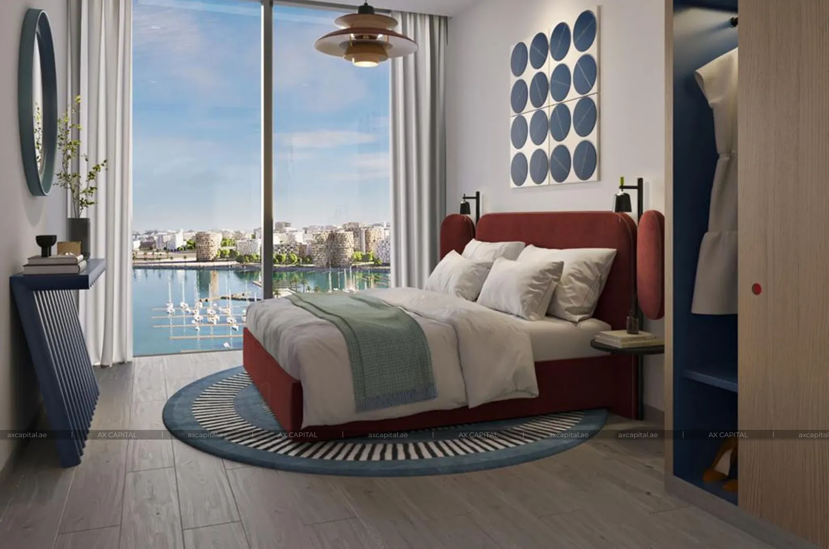 Apartment mit 2 Schlafzimmern in Nautica One, Dubai, VAE (axc-3991910) 3