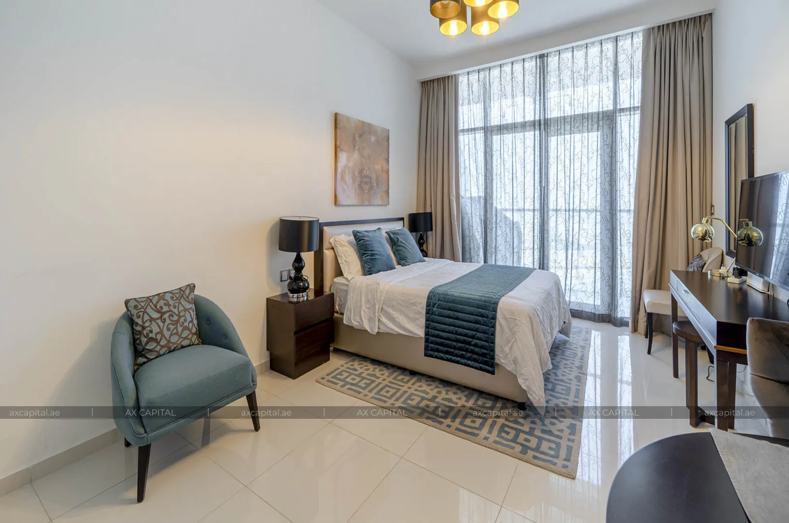 Appartement studio à Ghalia, Dubai, EAU (axc-3990148) 1