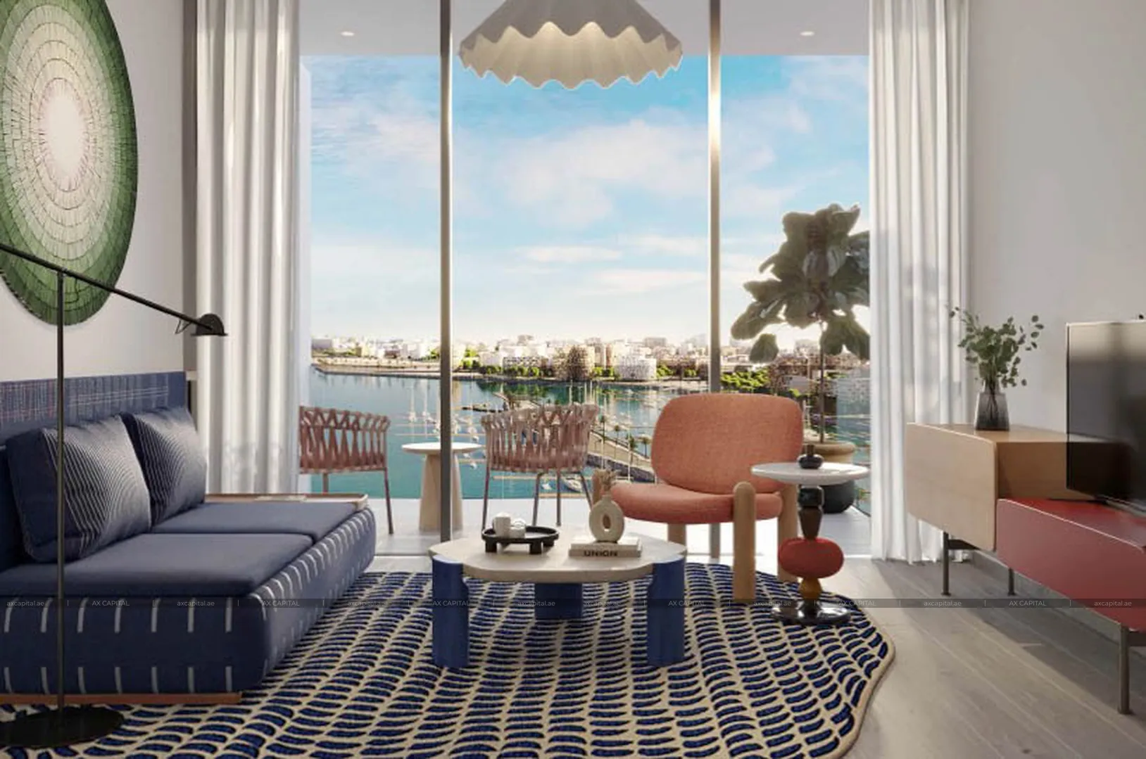Apartment mit 1 Schlafzimmer in Nautica One, Dubai, VAE (axc-3987905) 3