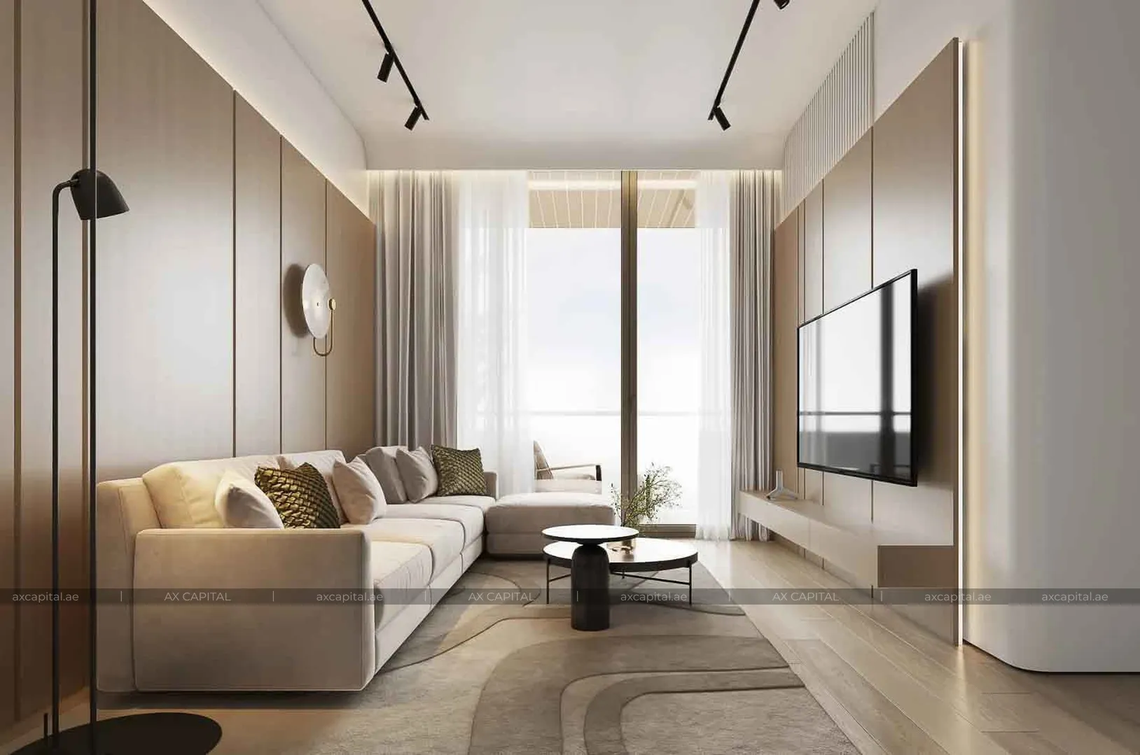 Apartamento con 1 dormitorio en Boutique XXIII, Dubai, EAU (axc-3995531) 1