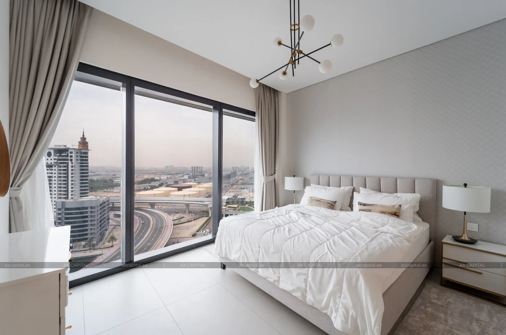 شقة عدد غرف النوم فيها: 1، في Jumeirah Gate Tower 1, دبي, الإمارات العربية المتحدة (axc-3990951) 1