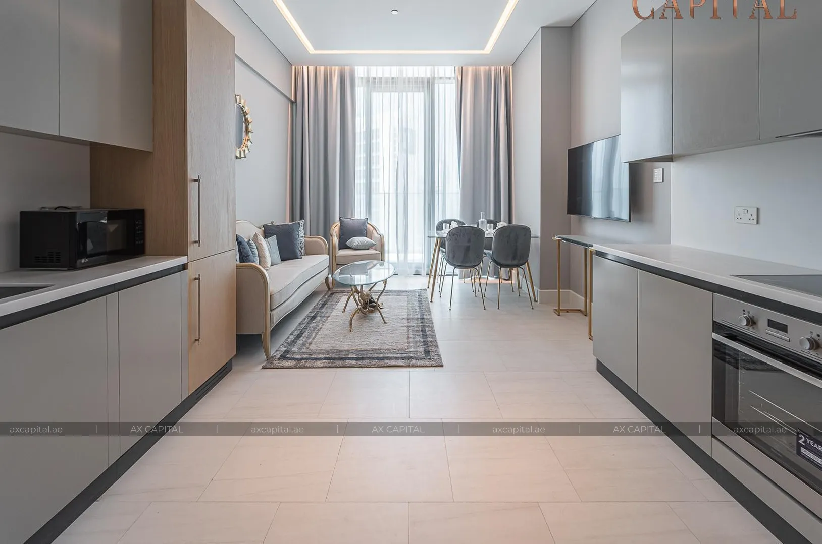 Apartamento con 1 dormitorio en SLS Dubai Hotel and Residences, Dubai, EAU (axc-3988390-r1) 2