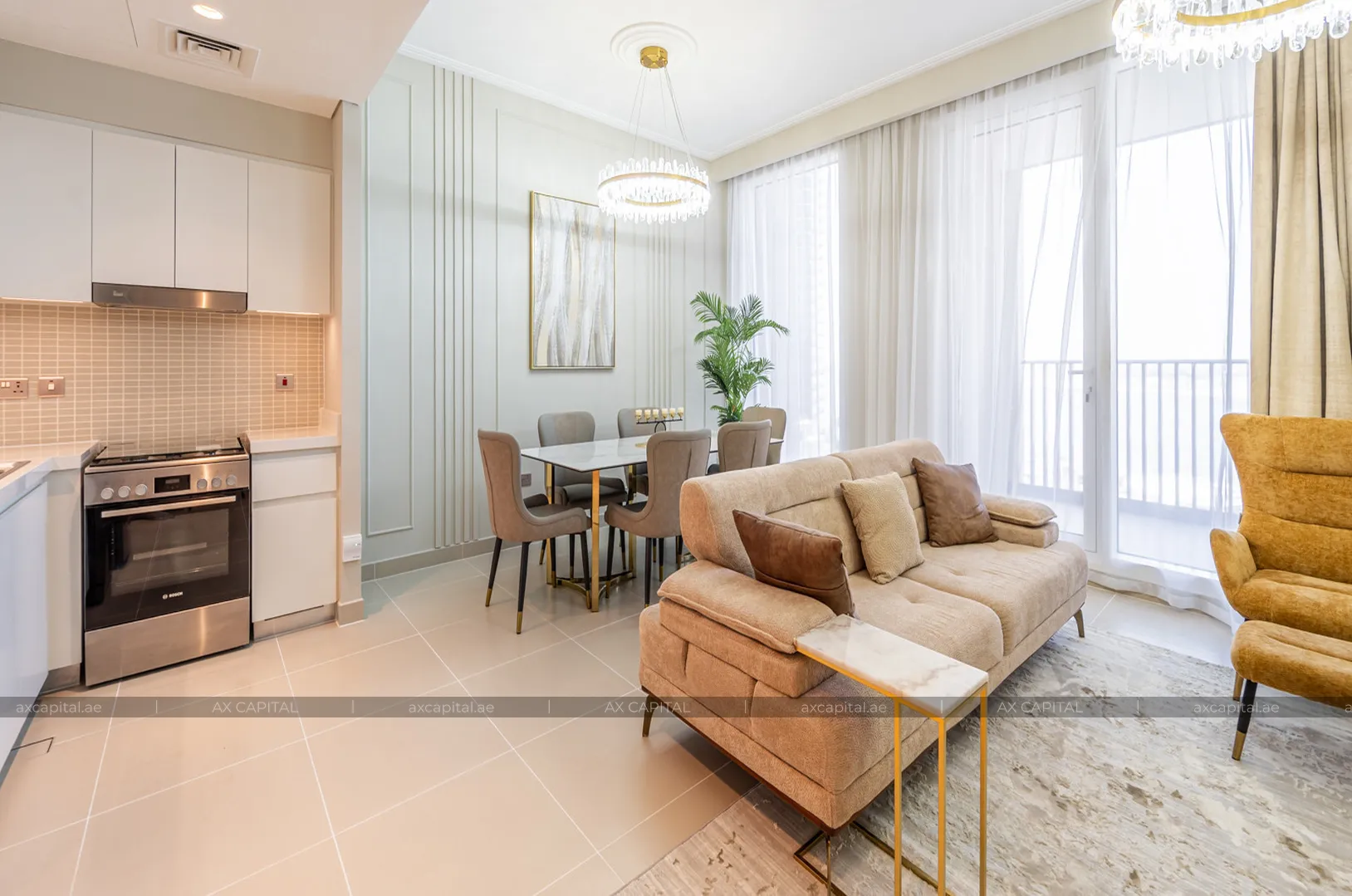 Apartment with 2 bedrooms in Harbour Gate Tower 1, Dubai, UAE (axc-3995475) 2