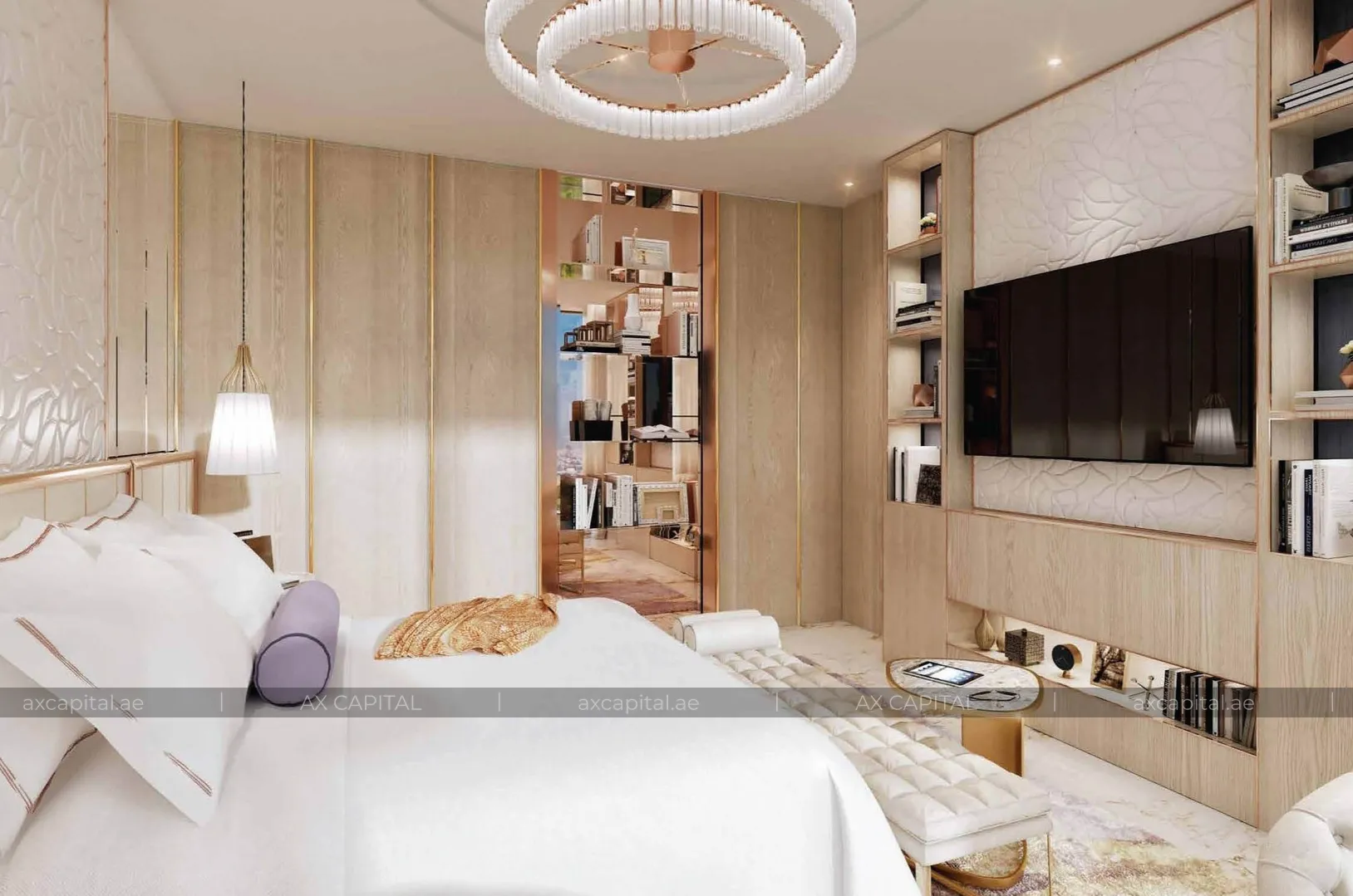 Apartment mit 1 Schlafzimmer in Elegance Tower, Dubai, VAE (axc-3986327-r1) 3