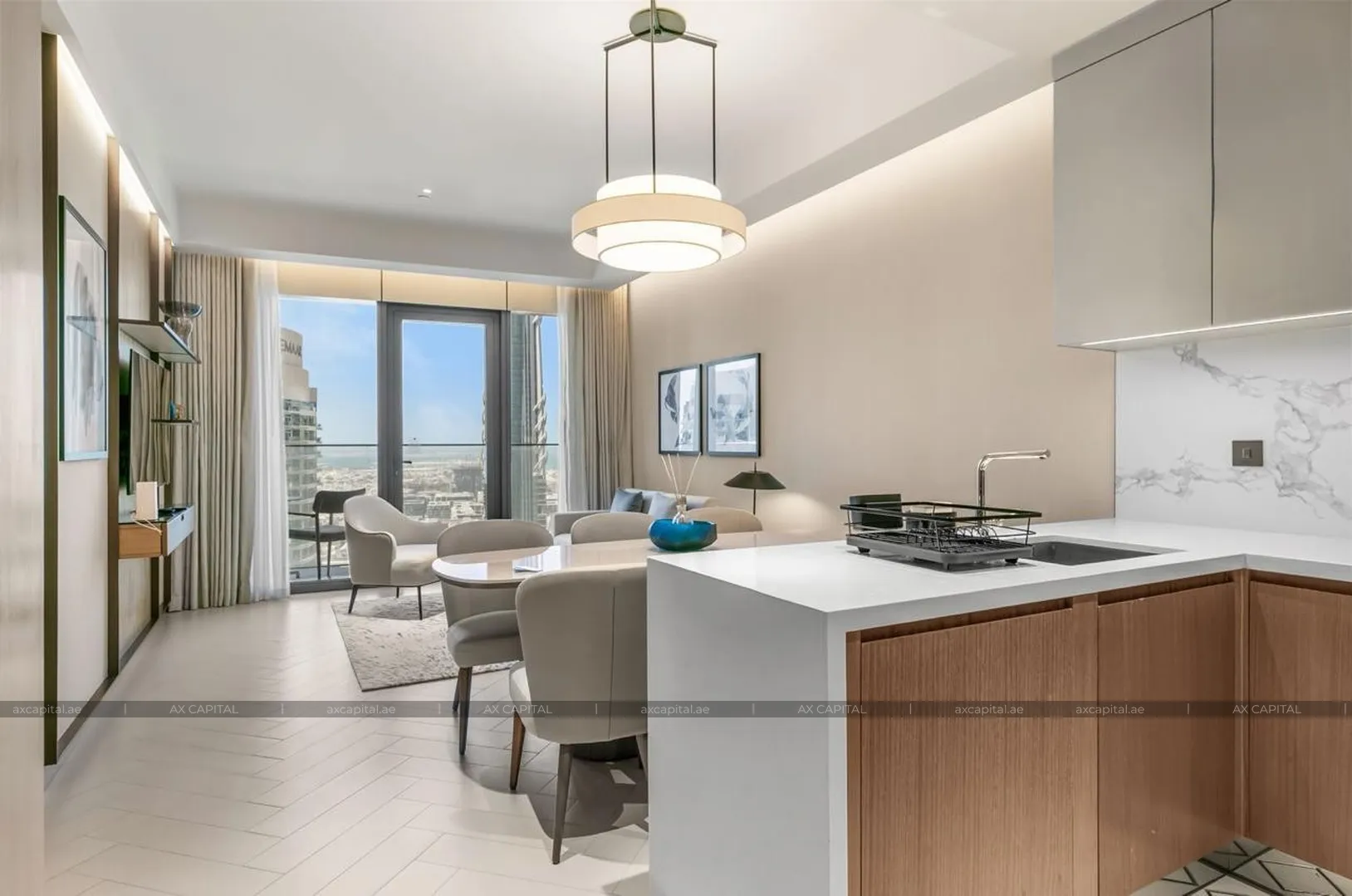 شقة عدد غرف النوم فيها: 2، في The Address Residences Dubai Opera Tower 1, دبي, الإمارات العربية المتحدة (axc-3995063) 3