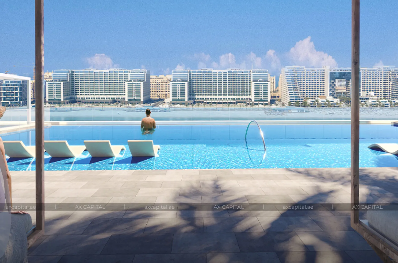 Apartament cu 2 dormitoare în Beachgate by Address, Dubai, Emiratele Arabe Unite (axc-3986781) 1