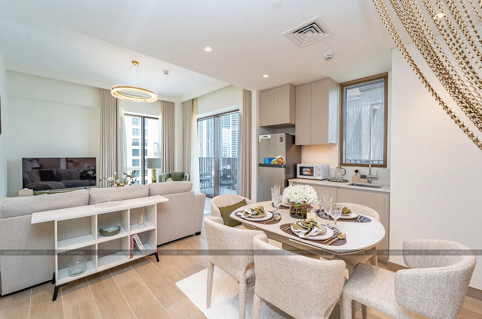 Apartment mit 1 Schlafzimmer in Creek Beach Lotus, Dubai, VAE (axc-3990523) 1