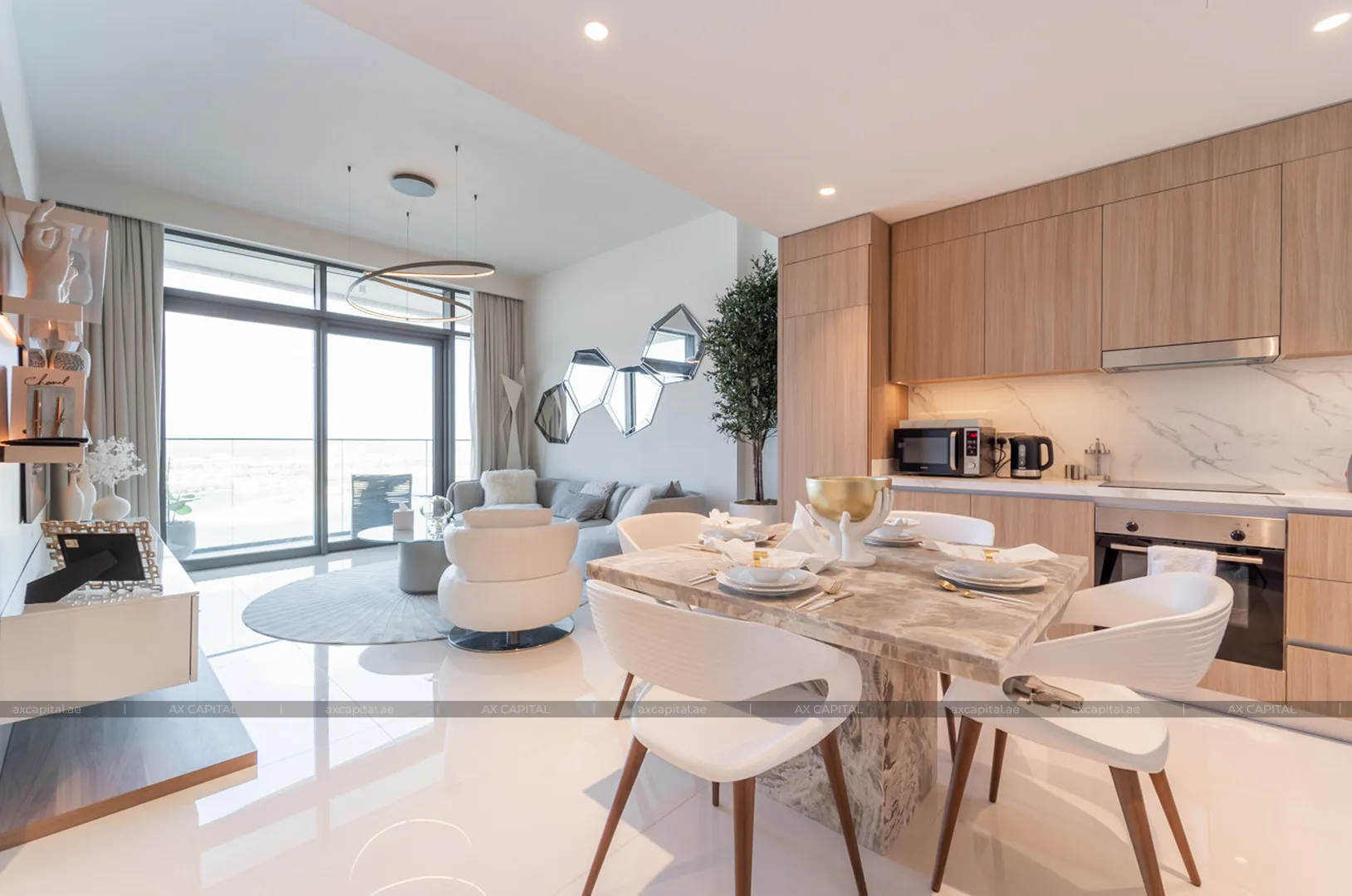 Appartement avec 2 chambres à Beach Vista, Dubai, EAU (axc-3991419) 3