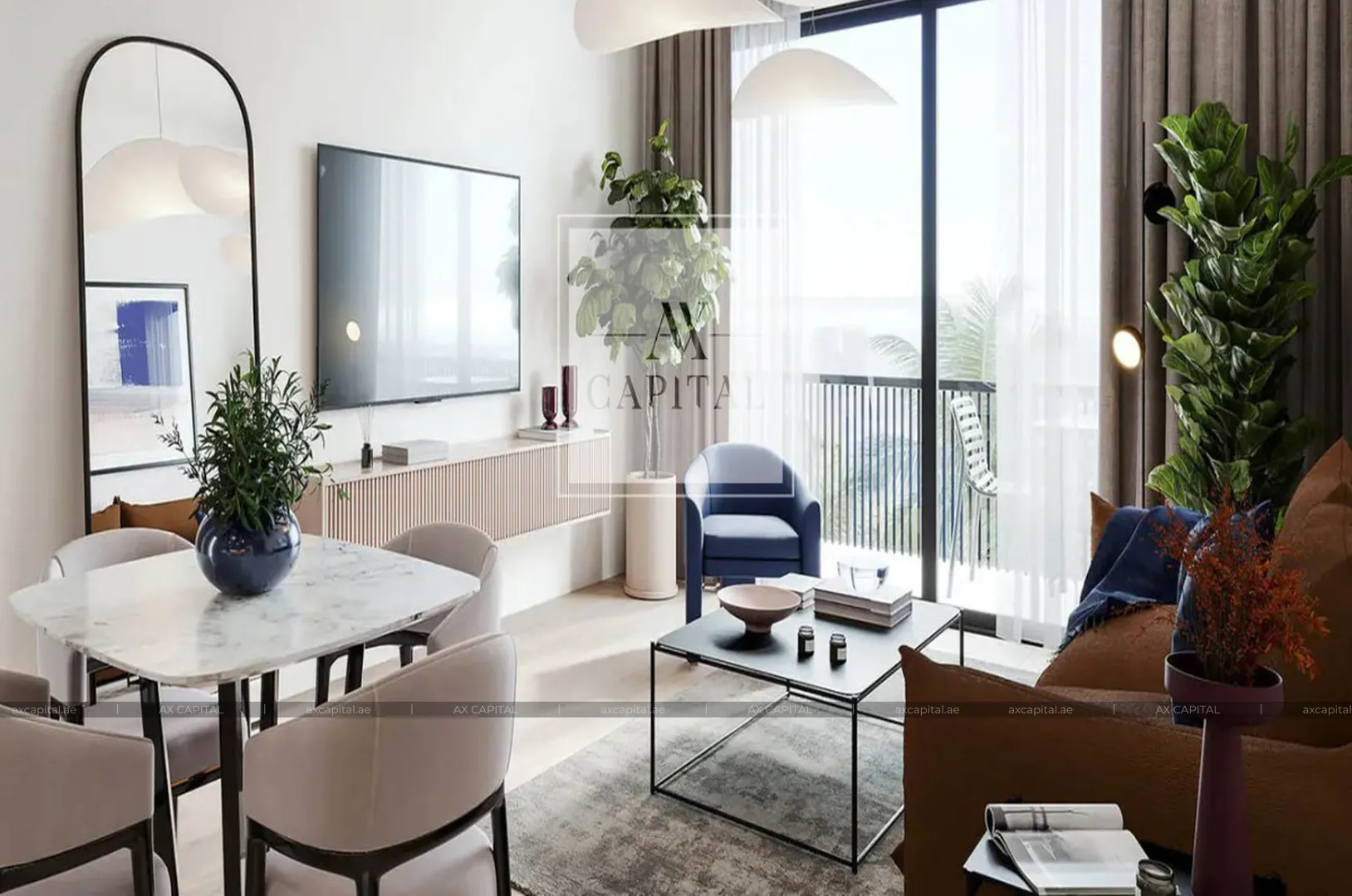 شقة عدد غرف النوم فيها: 1، في Grove, دبي, الإمارات العربية المتحدة (axc-3989480) 2