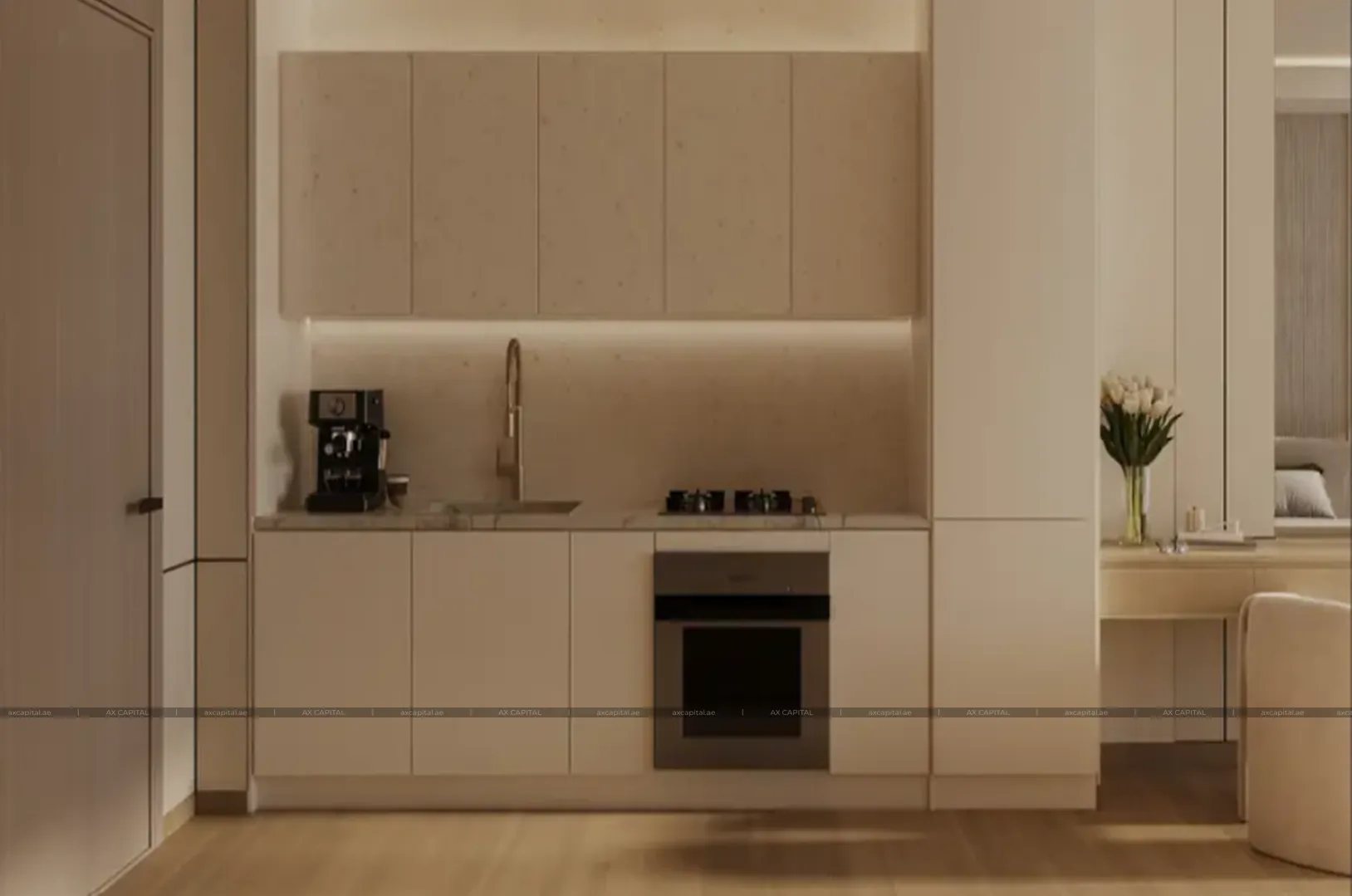 Apartment studio in Binghatti Skyrise Tower C, Dubai, UAE (axc-3996256) 3