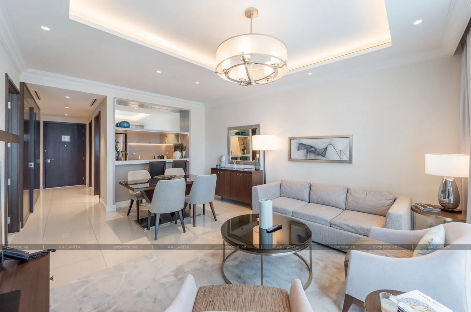 Apartamento con 1 dormitorio en The Address Fountain Views, Dubai, EAU (axc-3990346) 1