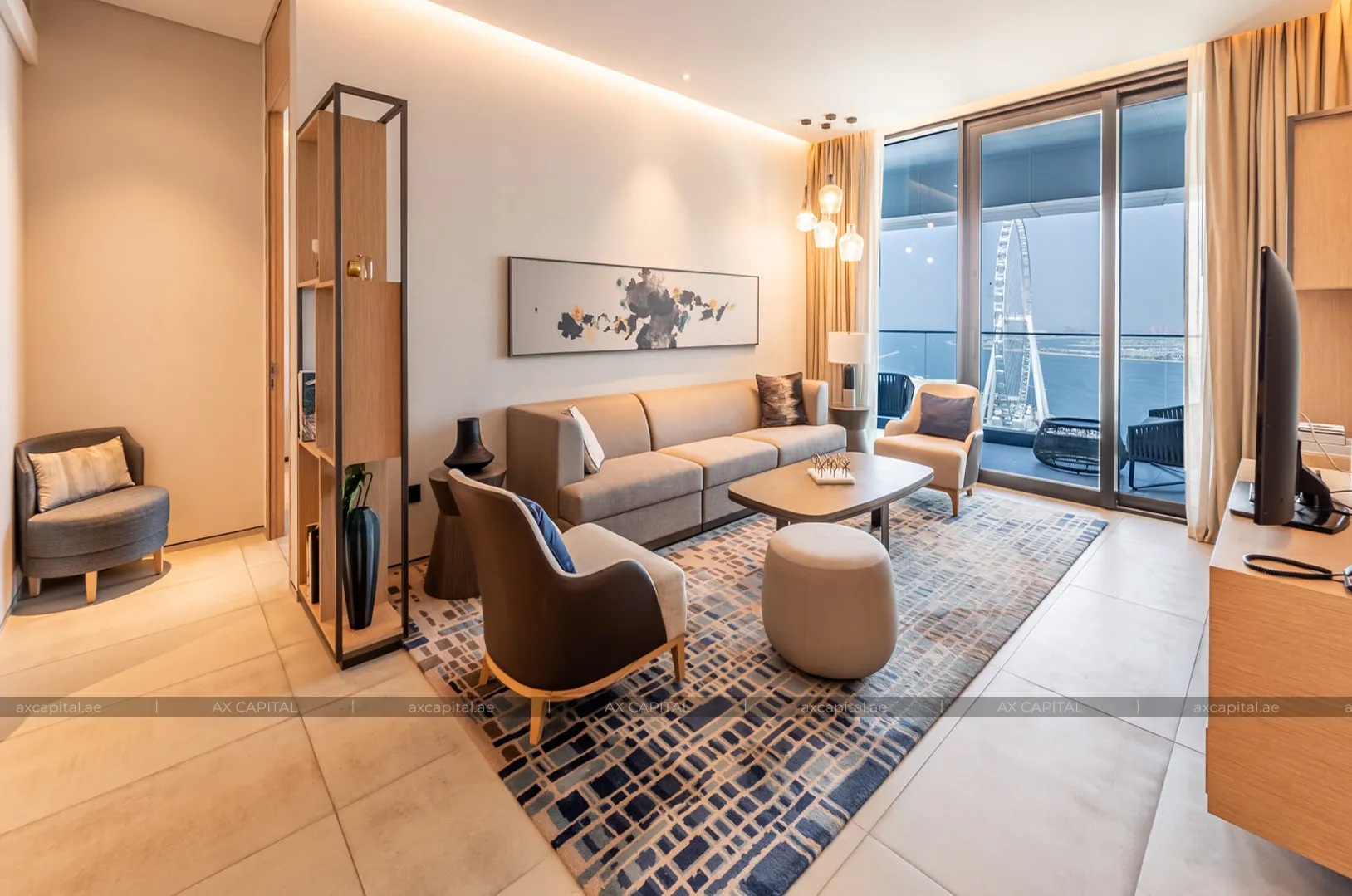 Apartamento con 2 dormitorios en Jumeirah Gate Tower 2, Dubai, EAU (axc-3990956) 1