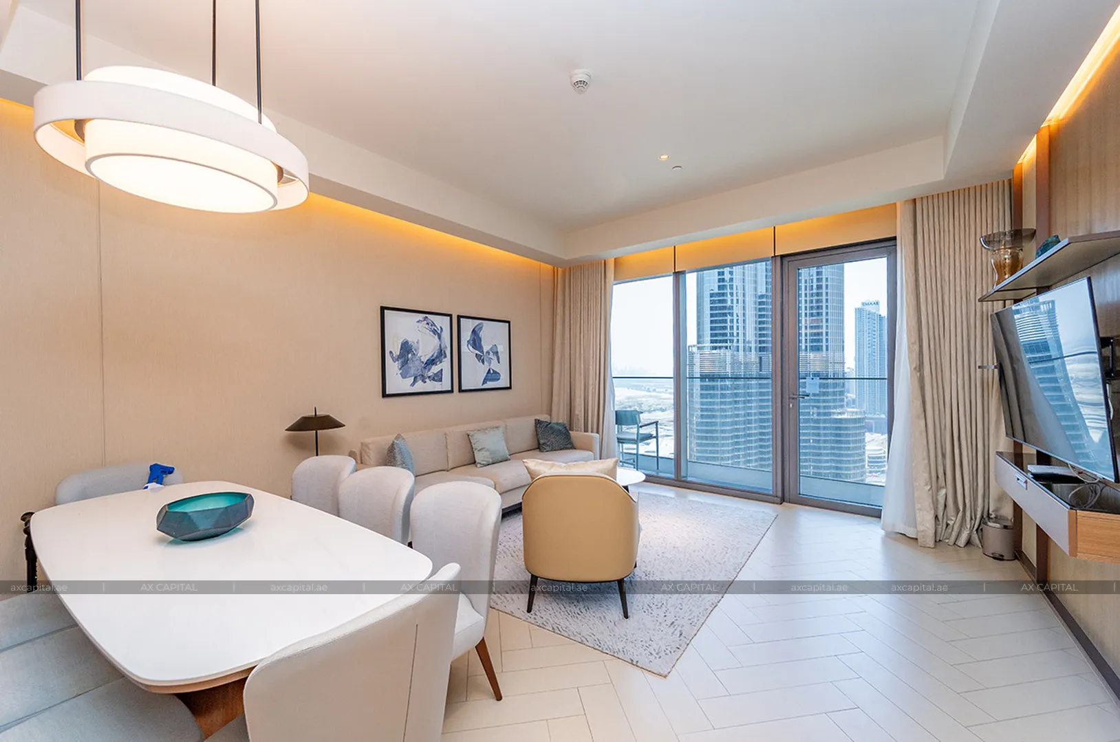 شقة عدد غرف النوم فيها: 3، في The Address Residences Dubai Opera Tower 2, دبي, الإمارات العربية المتحدة (axc-3991554) 1