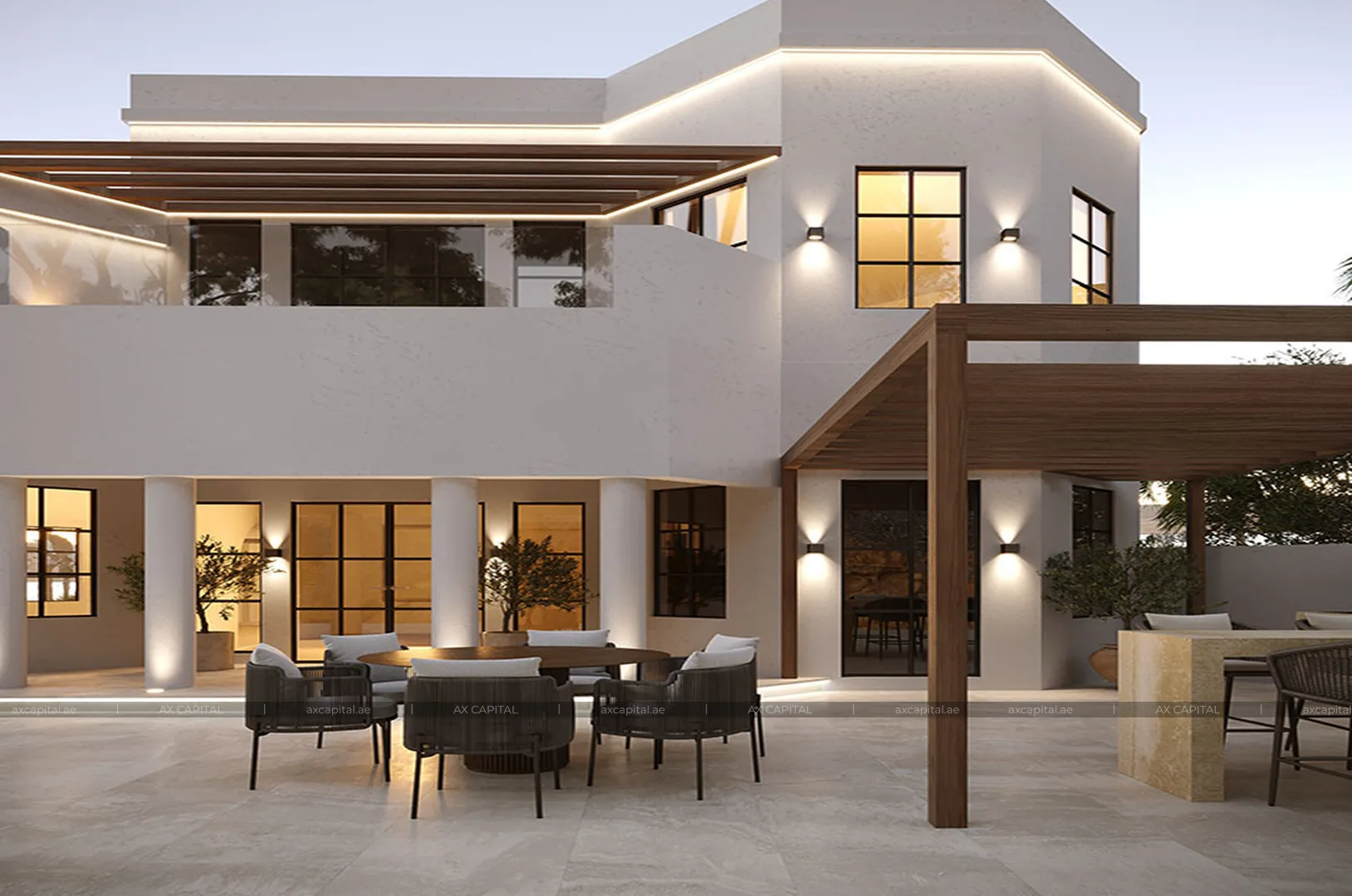 Villa avec 4 chambres à Garden Homes Frond O, Dubai, EAU (axc-3988940-r1) 2