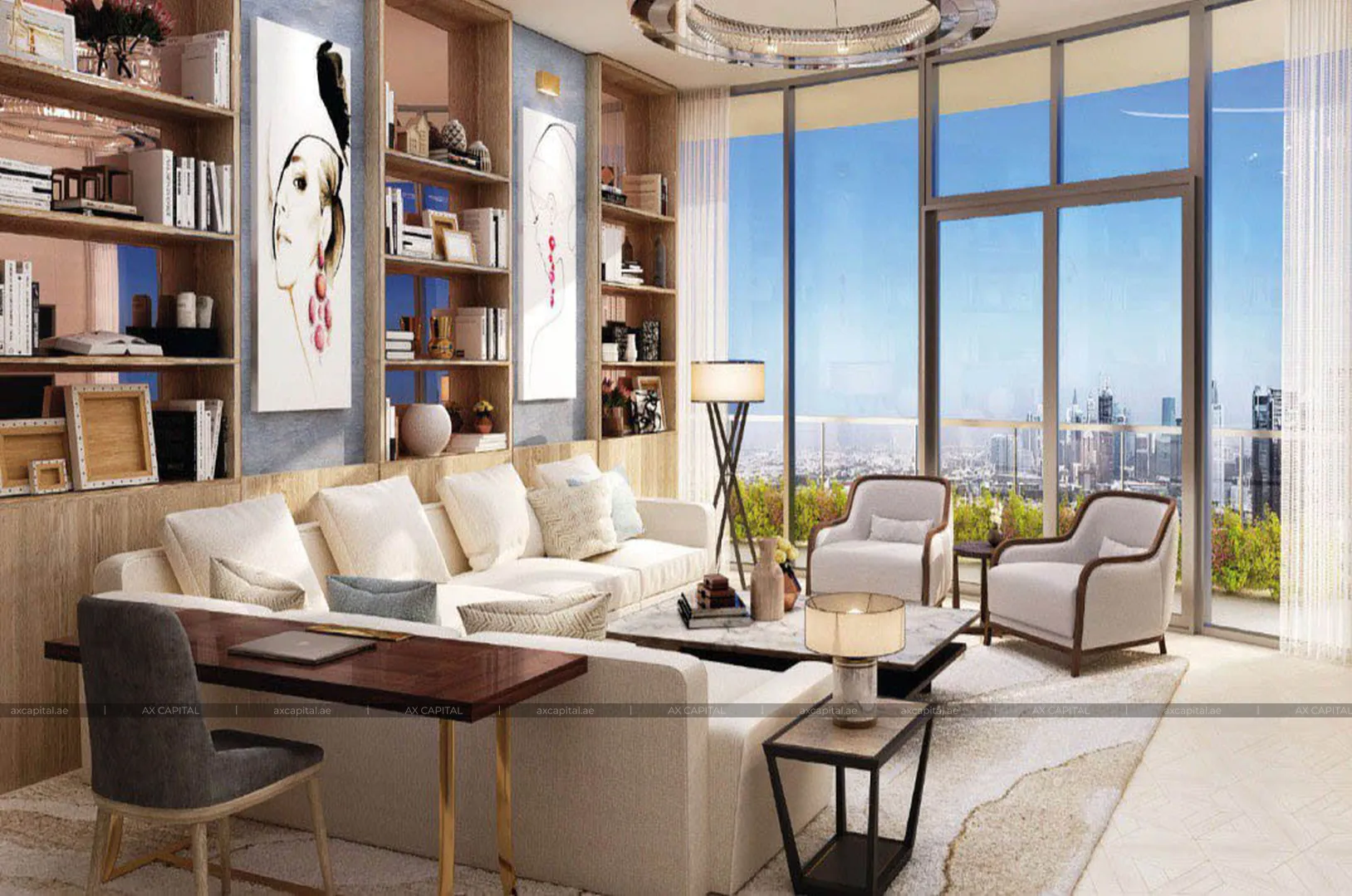 Apartment mit 1 Schlafzimmer in THE BILTMORE RESIDENCES, Dubai, VAE (axc-3994658) 3