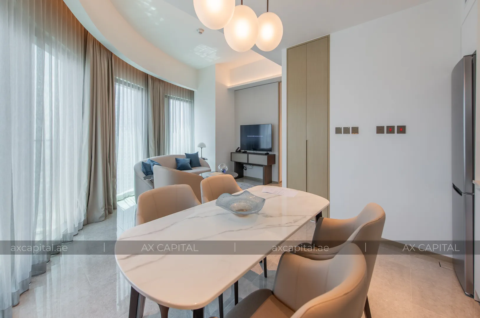 Apartment mit 2 Schlafzimmern in Address Harbour Point Tower 2, Dubai, VAE (axc-3978640) 2