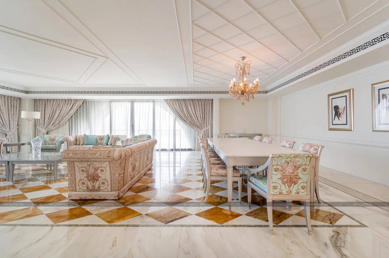 Apartment mit 3 Schlafzimmern in Palazzo Versace, Dubai, VAE (axc-3991389) 2