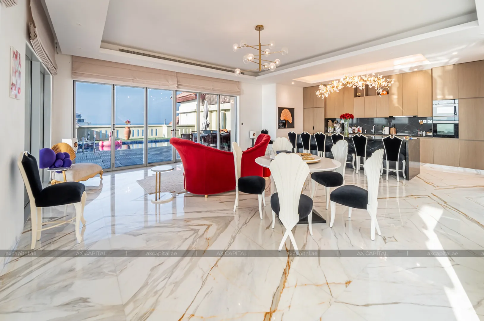 Apartment mit 3 Schlafzimmern in Royal Amwaj Residence South, Dubai, VAE (axc-3990727) 3