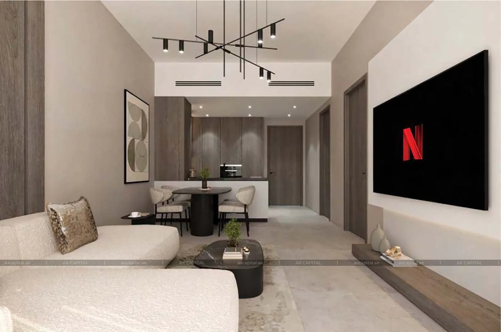 Apartament cu 1 dormitor în Golf Vista Heights, Dubai, Emiratele Arabe Unite (axc-3995902) 1