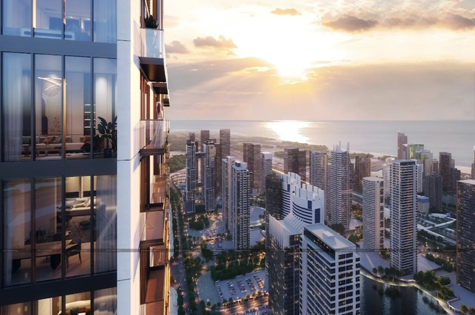 Appartement avec 1 chambre à Sobha Verde, Dubai, EAU (axc-3992237) 1