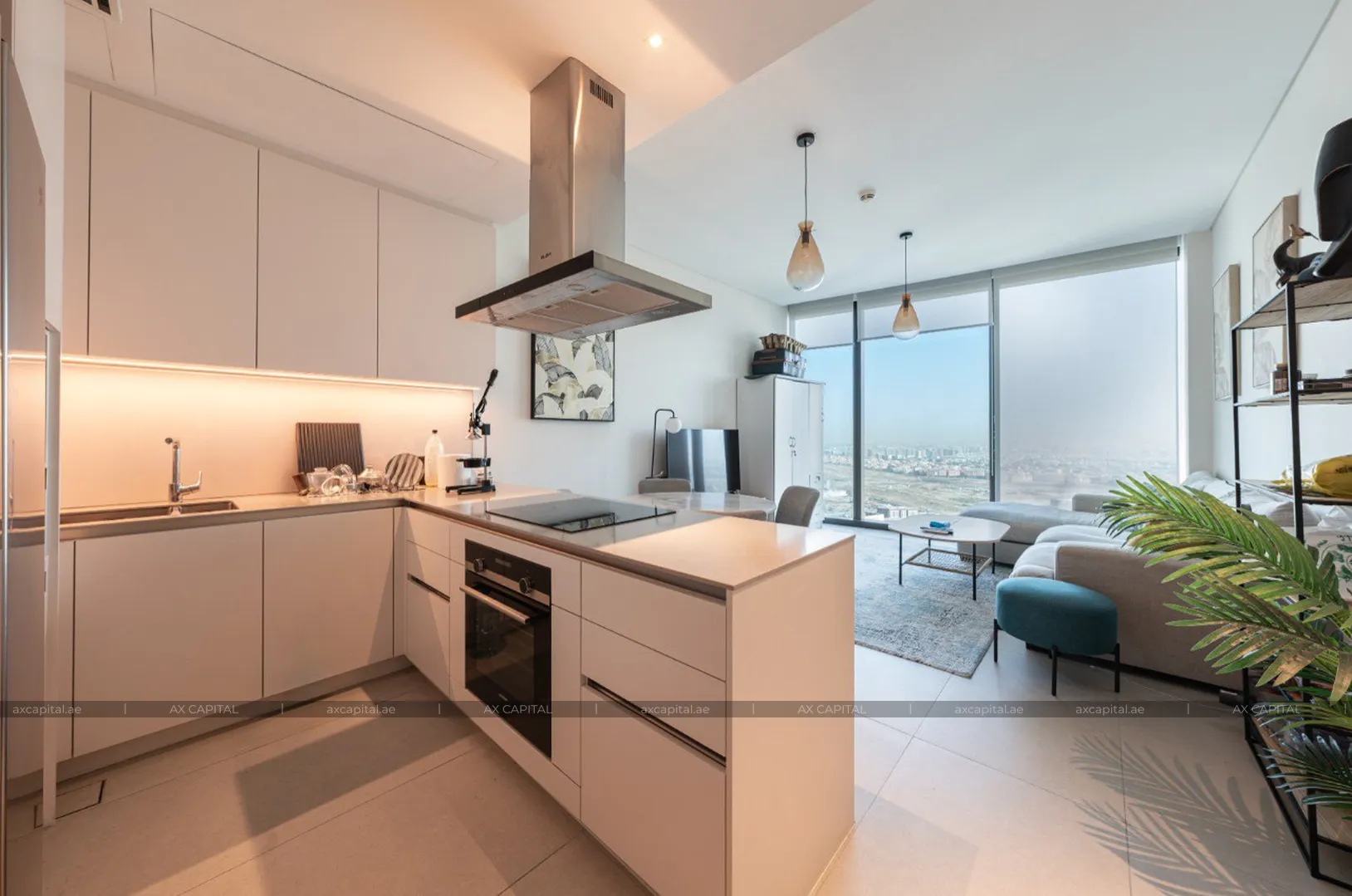 Квартира с 2 спальнями в Jumeirah Gate Tower 1, Дубай, ОАЭ (axc-3993603) 1