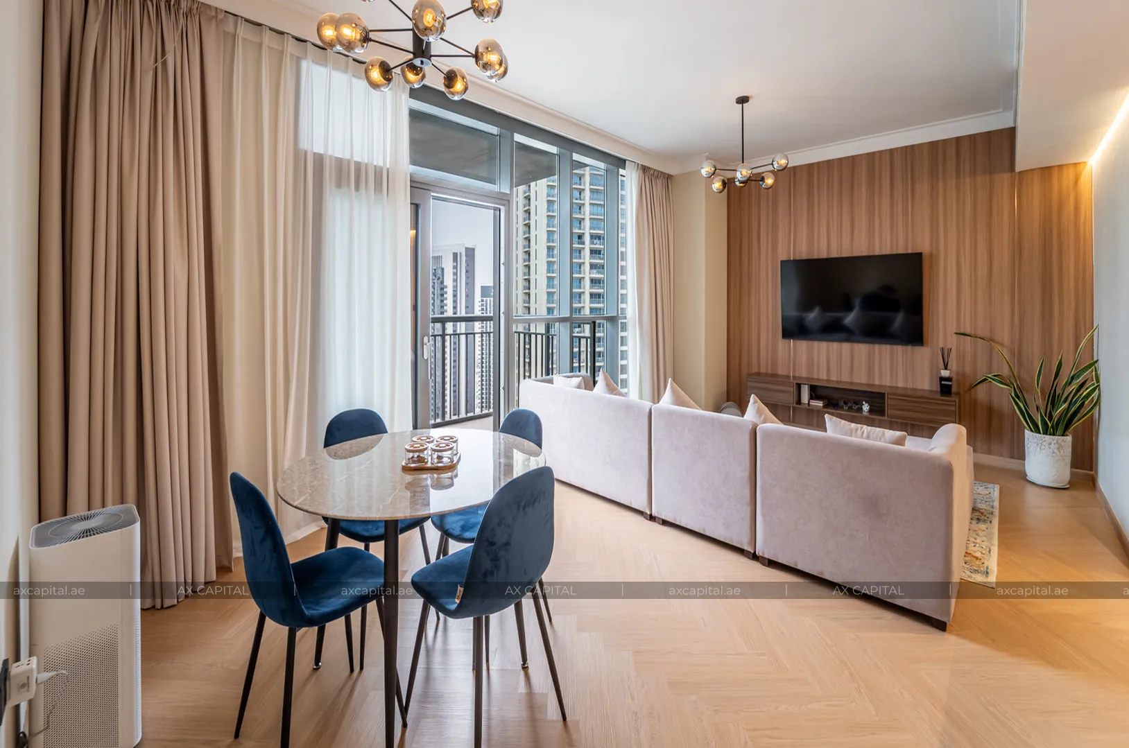Appartement avec 1 chambre à Dubai Creek Residence Tower 1 North, Dubai, EAU (axc-3995460-r1) 1