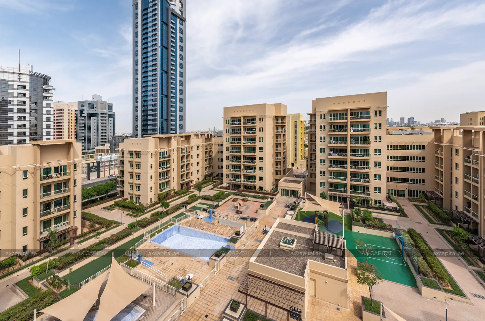 Apartment mit 2 Schlafzimmern in Al Ghozlan 1, Dubai, VAE (axc-3989854) 1