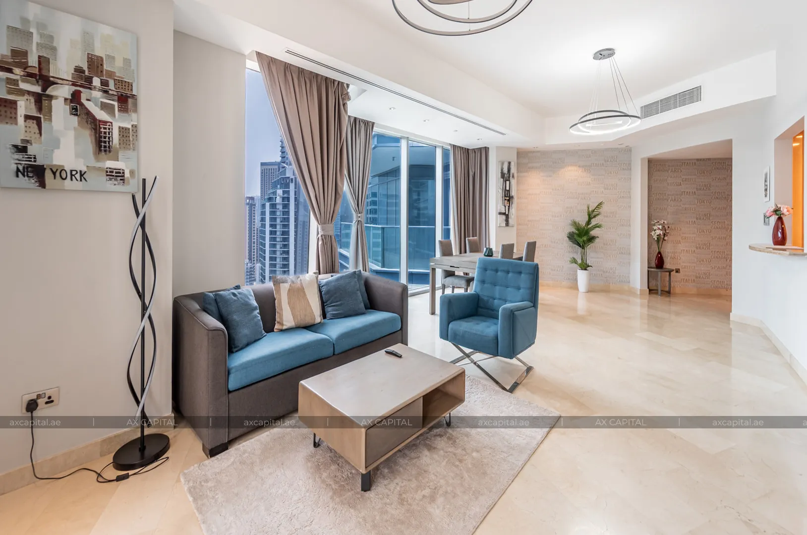 Apartament cu 2 dormitoare în Trident Grand Residence, Dubai, Emiratele Arabe Unite (axc-3991374) 2