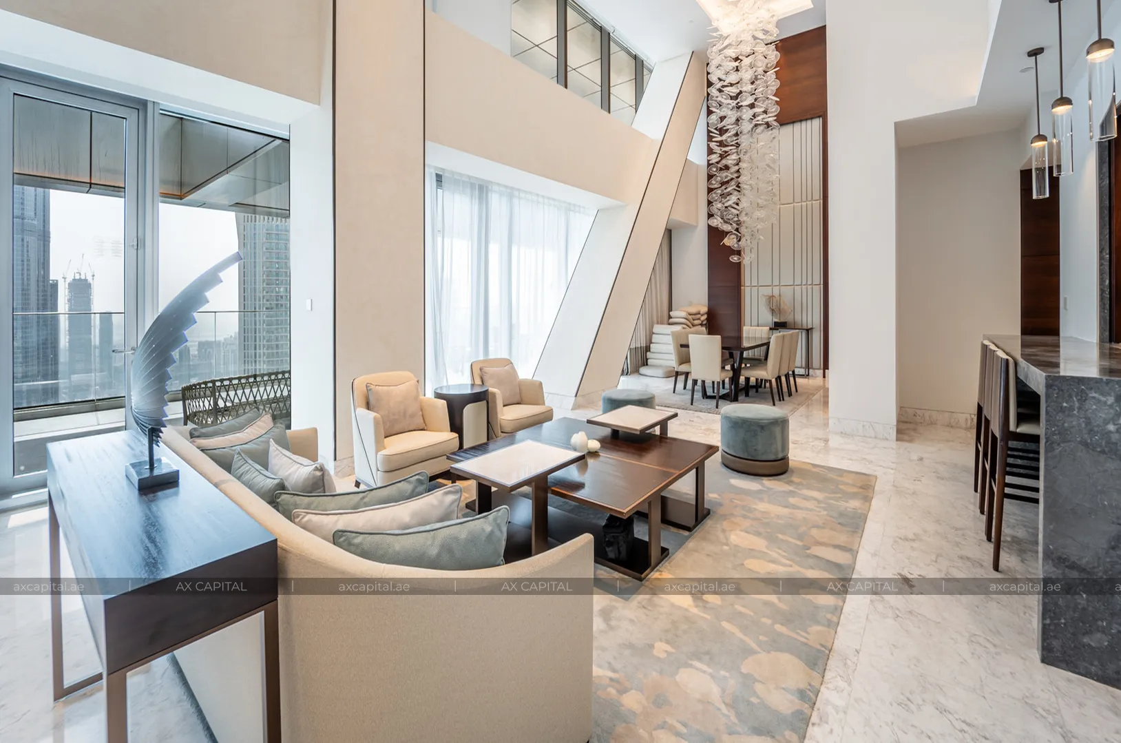 Квартира с 3 спальнями в Burj Khalifa, Дубай, ОАЭ (axc-3996090) 3