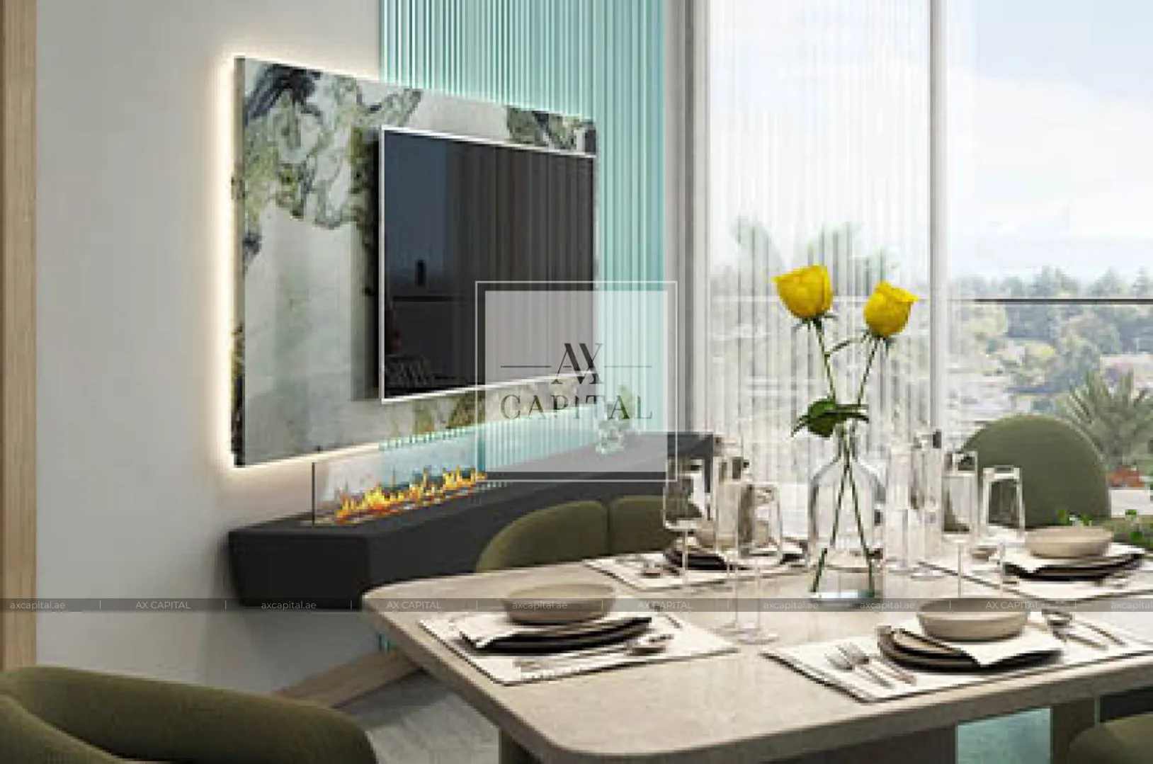 Apartamento con 1 dormitorio en Elo 3, Dubai, EAU (axc-3990932) 1