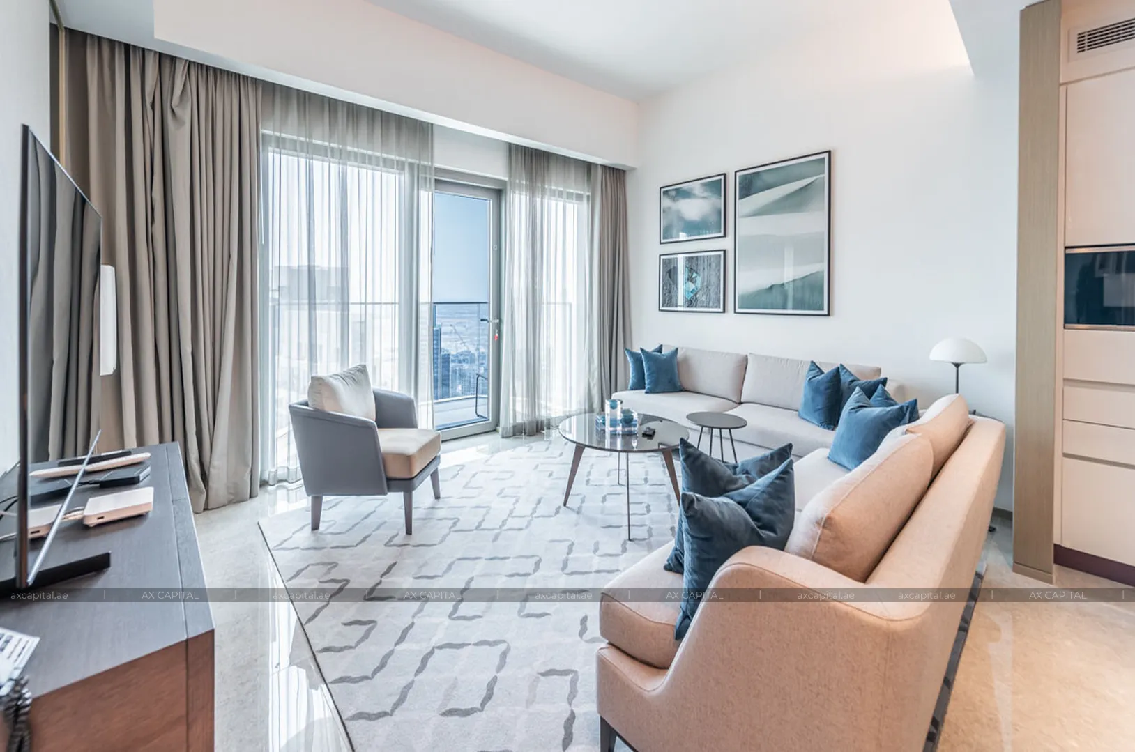 Apartment mit 3 Schlafzimmern in Address Harbour Point Tower 2, Dubai, VAE (axc-3993250) 2
