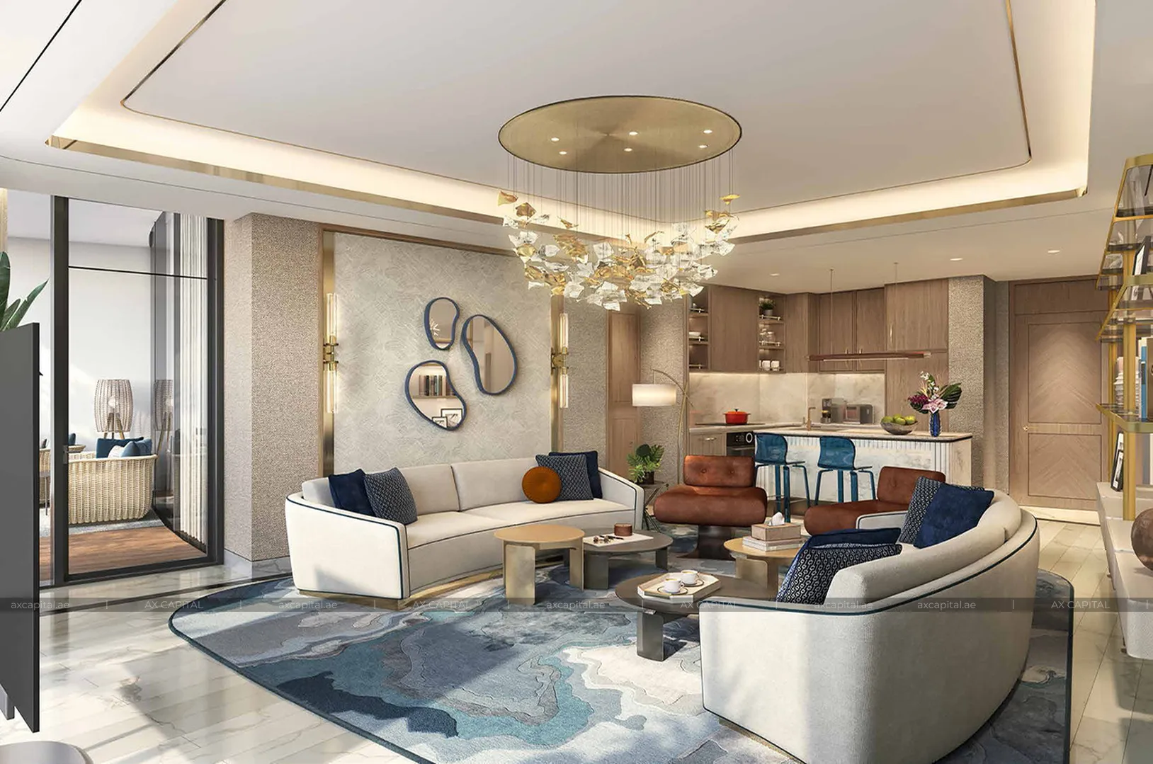 Appartement avec 2 chambres à Harbour Lights, Dubai, EAU (axc-3996842) 2