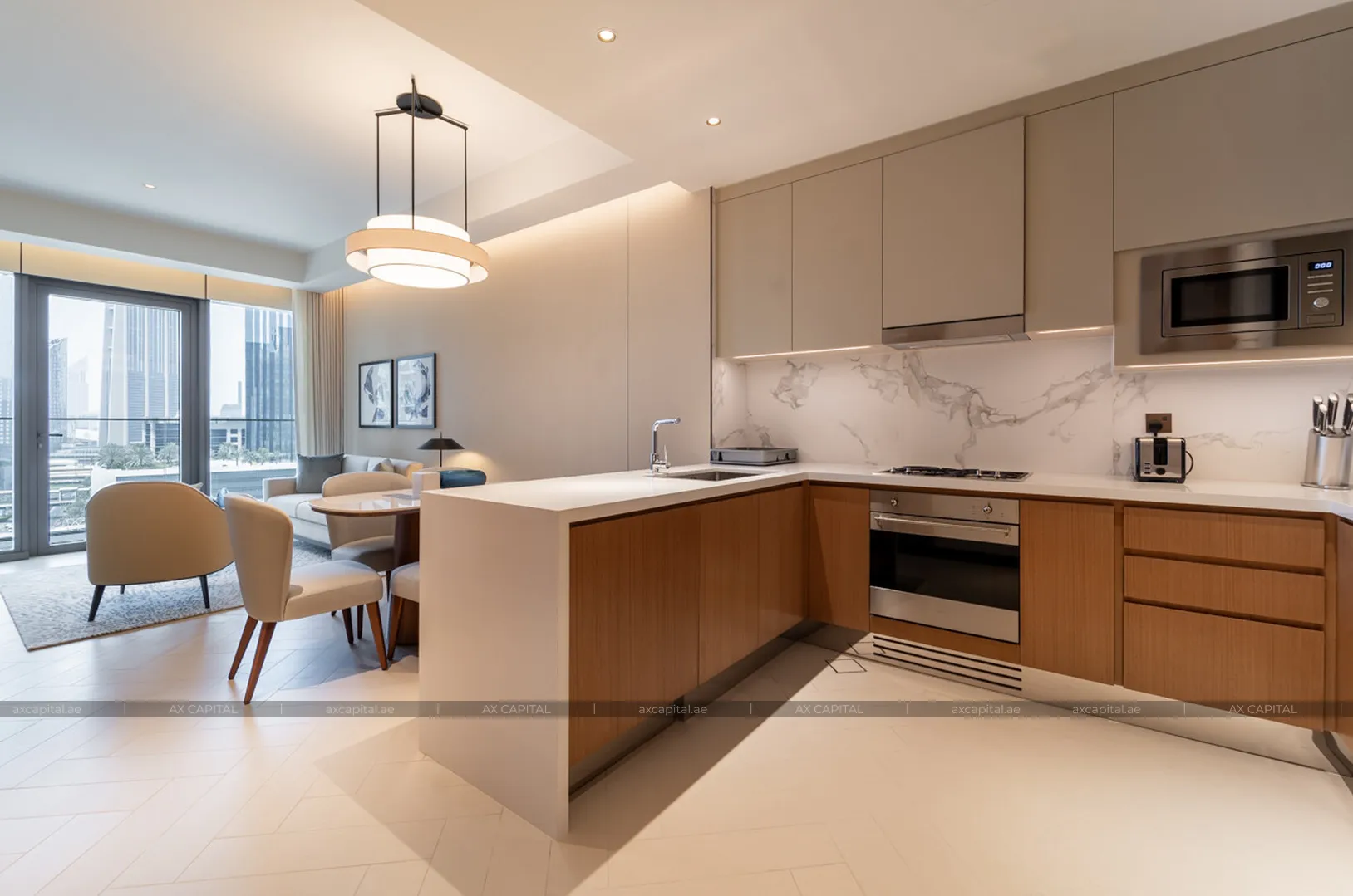 Apartamento con 2 dormitorios en The Address Residences Dubai Opera Tower 2, Dubai, EAU (axc-3990933) 3