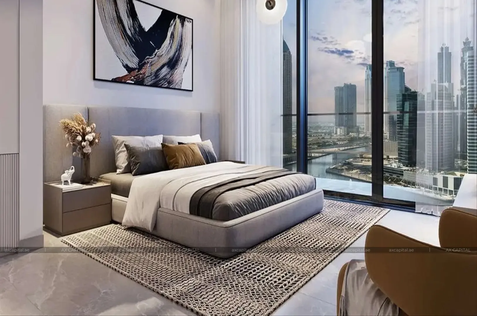 Apartamento de estudio en Peninsula Four, Dubai, EAU (axc-3993466) 3