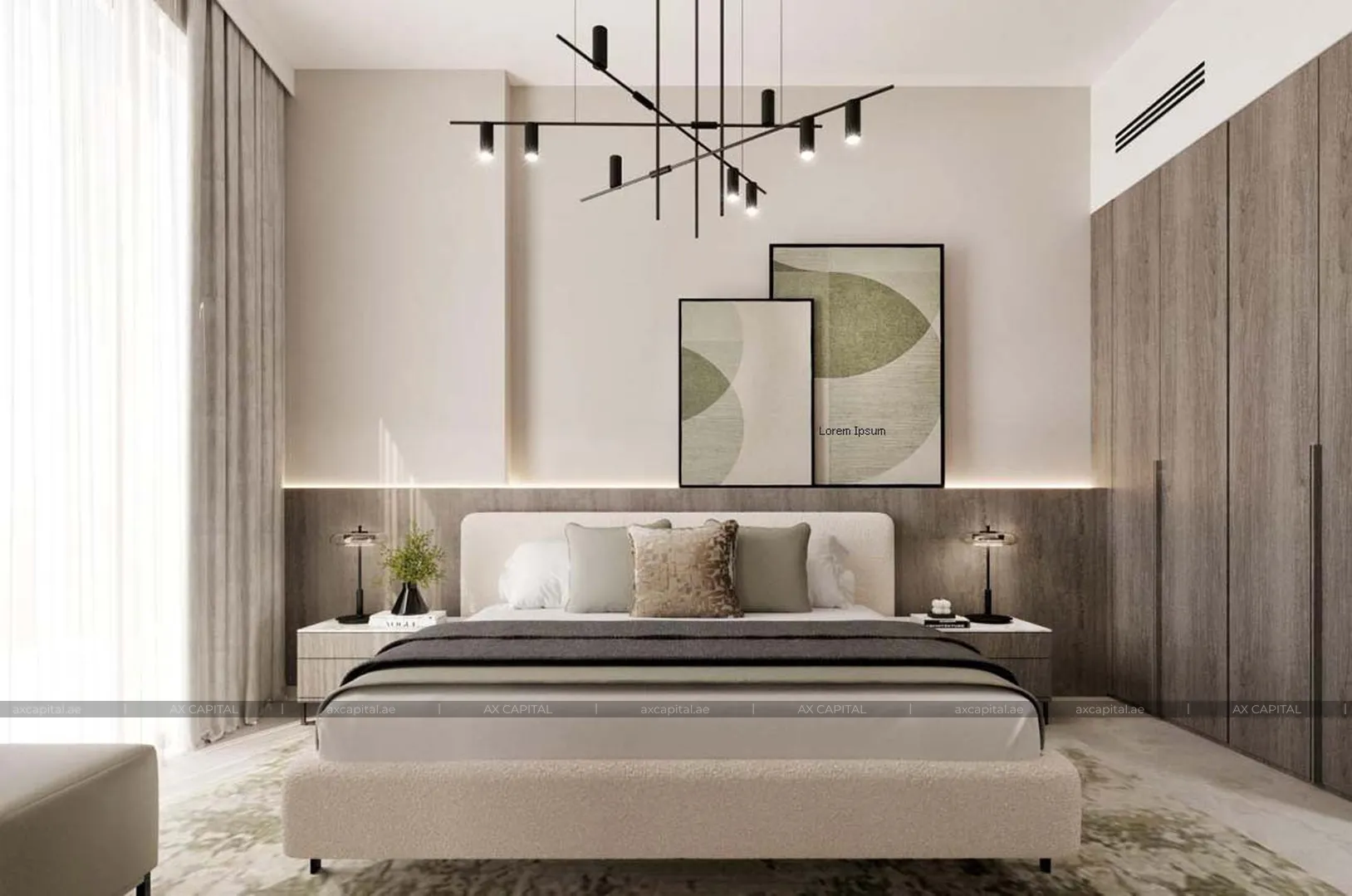 شقة عدد غرف النوم فيها: 1، في Golf Vista Heights, دبي, الإمارات العربية المتحدة (axc-3993532) 2