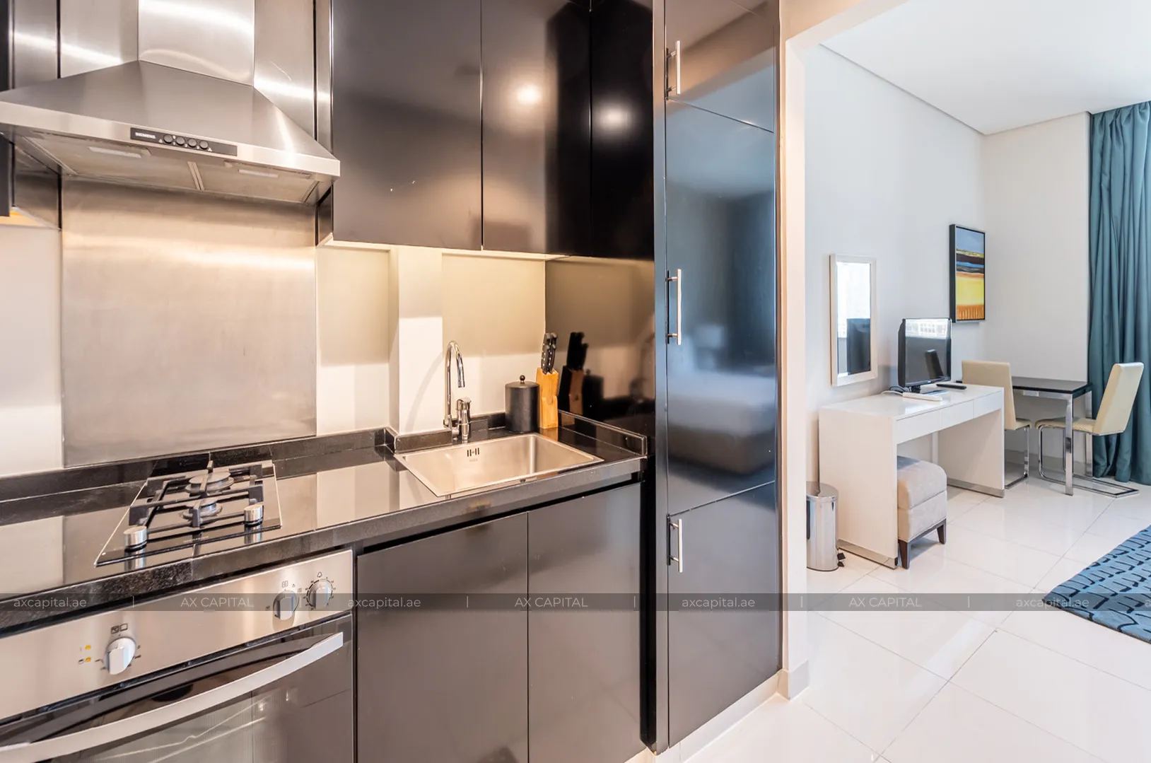 Apartament-studio în Damac Maison Cour Jardin (The Cosmopolitan), Dubai, Emiratele Arabe Unite (axc-3993174) 2