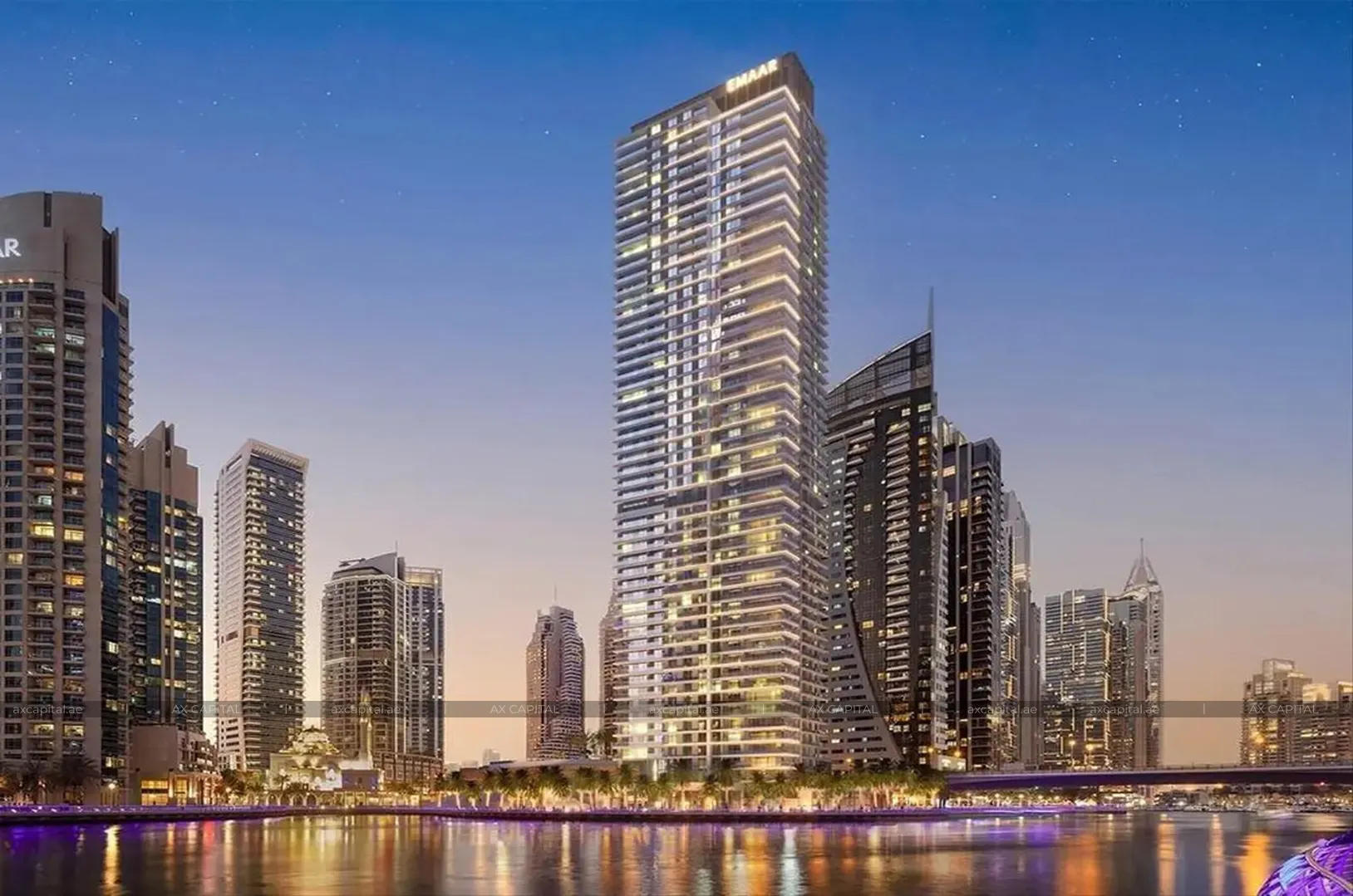 شقة عدد غرف النوم فيها: 2، في Marina Shores, دبي, الإمارات العربية المتحدة (axc-3991425) 1