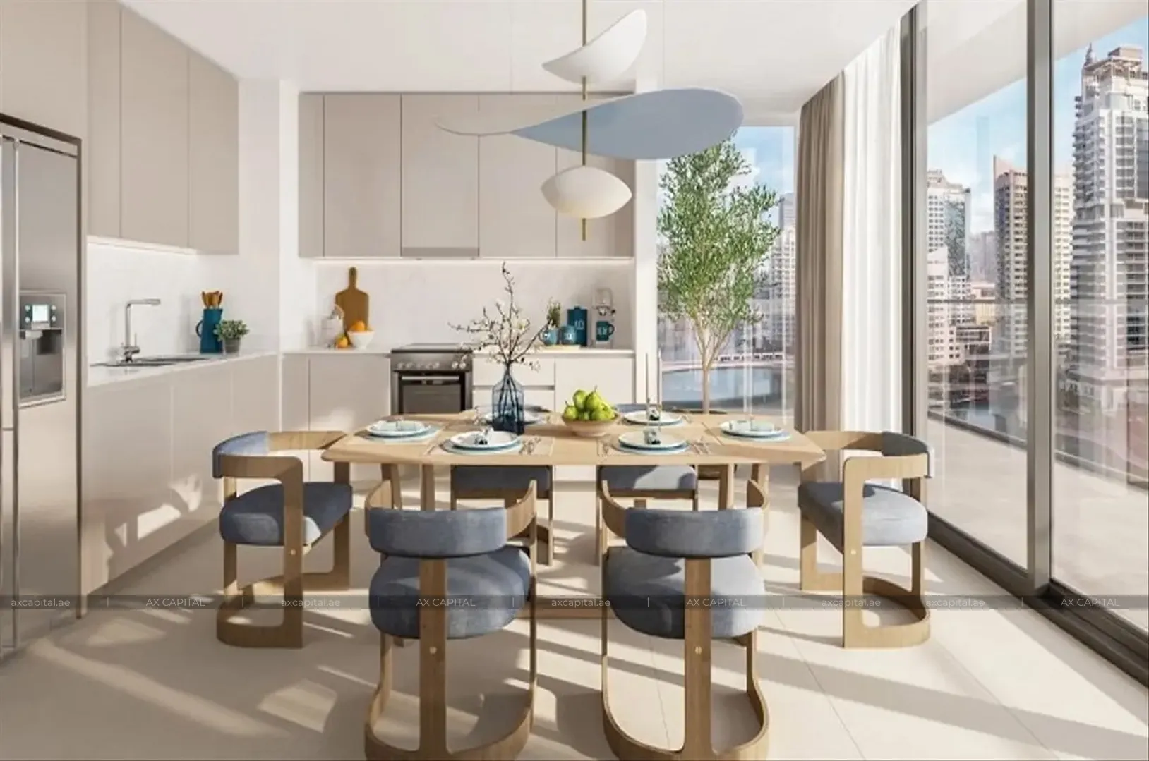 شقة عدد غرف النوم فيها: 2، في Marina Shores, دبي, الإمارات العربية المتحدة (axc-3991425) 3