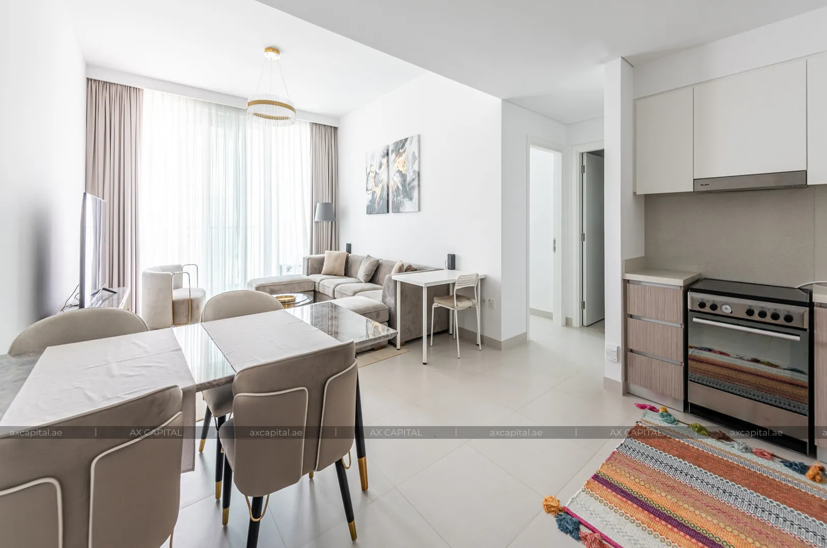 Apartamento con 1 dormitorio en The Grand, Dubai, EAU (axc-3982765) 3