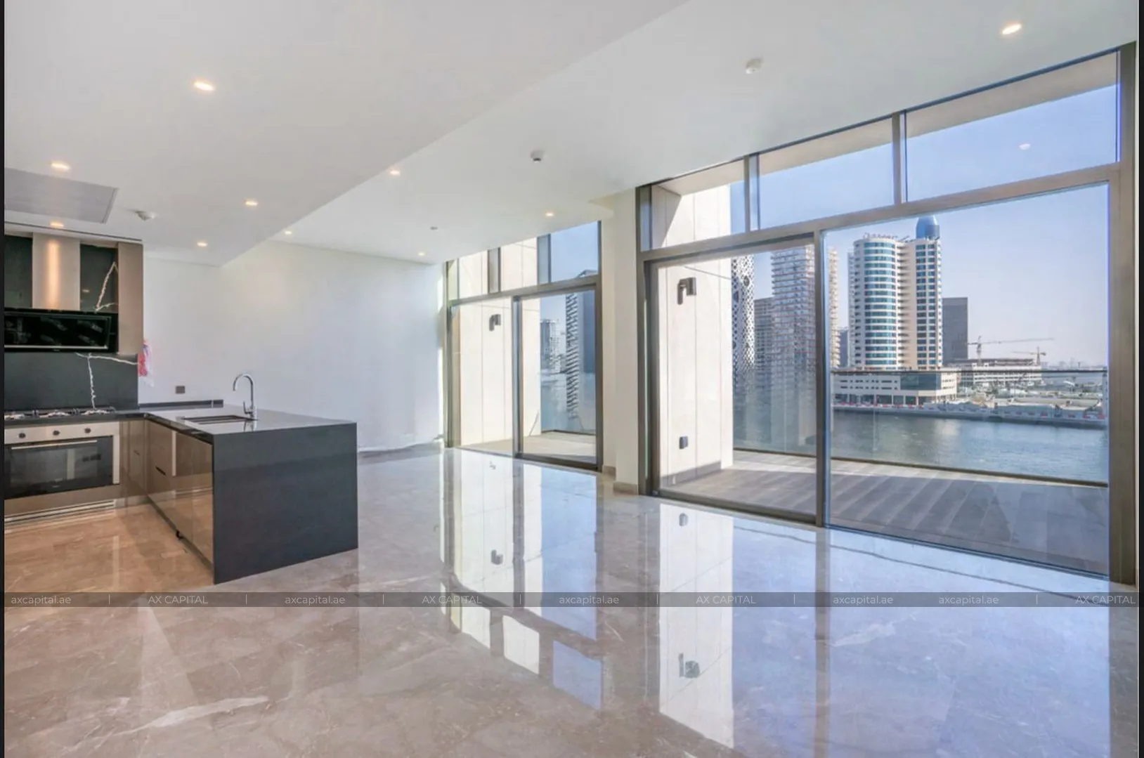 دوبلكس عدد غرف النوم فيه: 3، في Peninsula Five, دبي, الإمارات العربية المتحدة (axc-3986608) 2