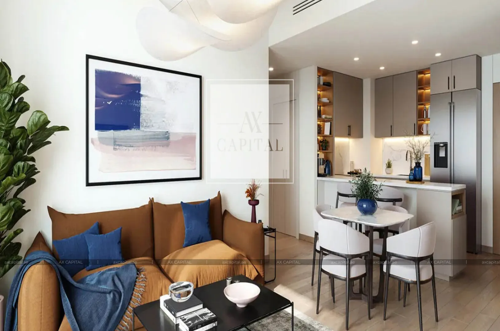 شقة عدد غرف النوم فيها: 1، في Grove, دبي, الإمارات العربية المتحدة (axc-3989480) 3