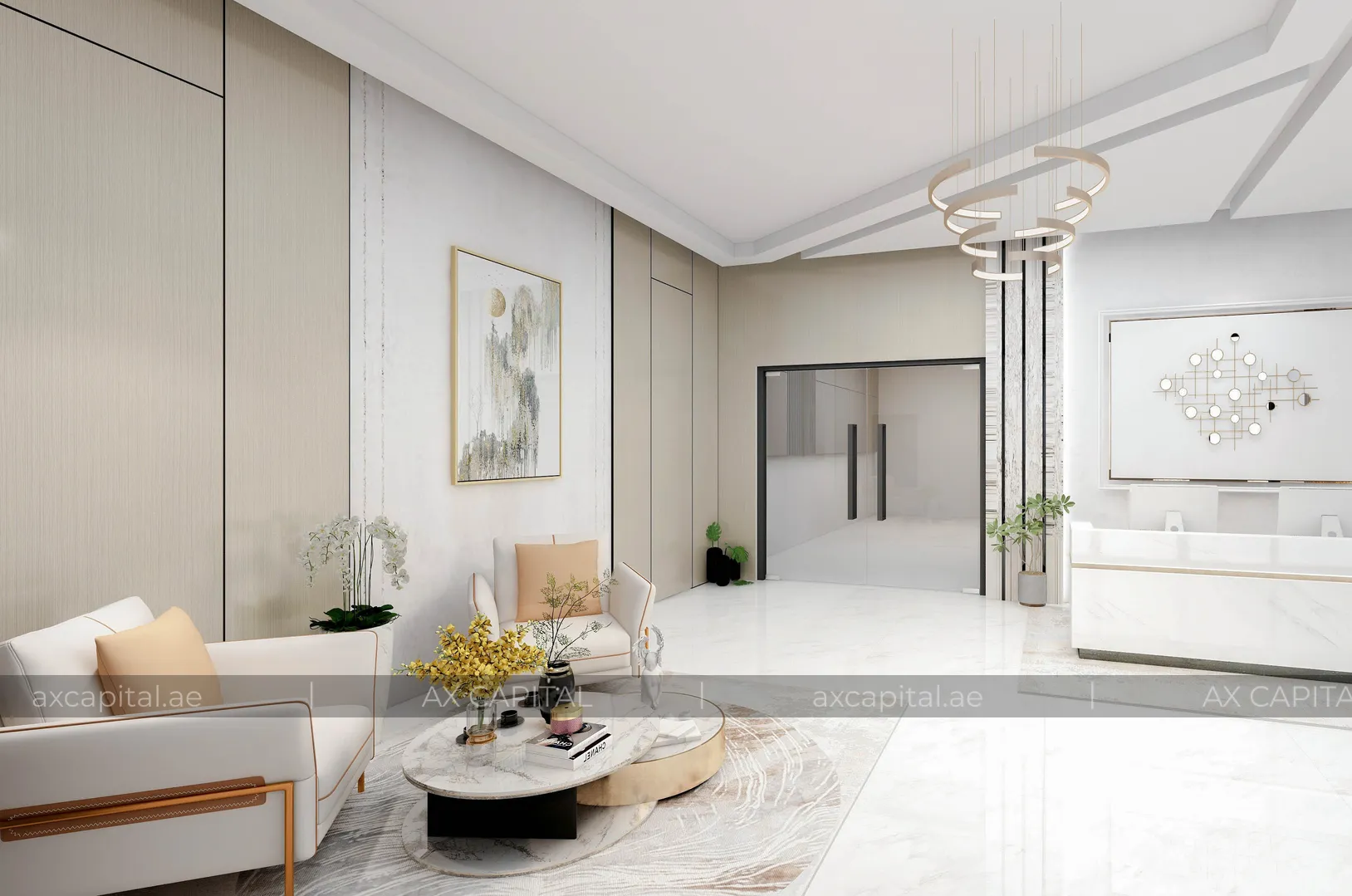 شقة عدد غرف النوم فيها: 1، في 7 Park Central, دبي, الإمارات العربية المتحدة (axc-3995304) 1