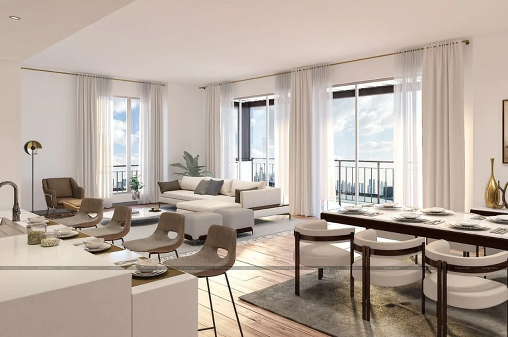 Apartament cu 2 dormitoare în Le Ciel, Dubai, Emiratele Arabe Unite (axc-3990120) 3