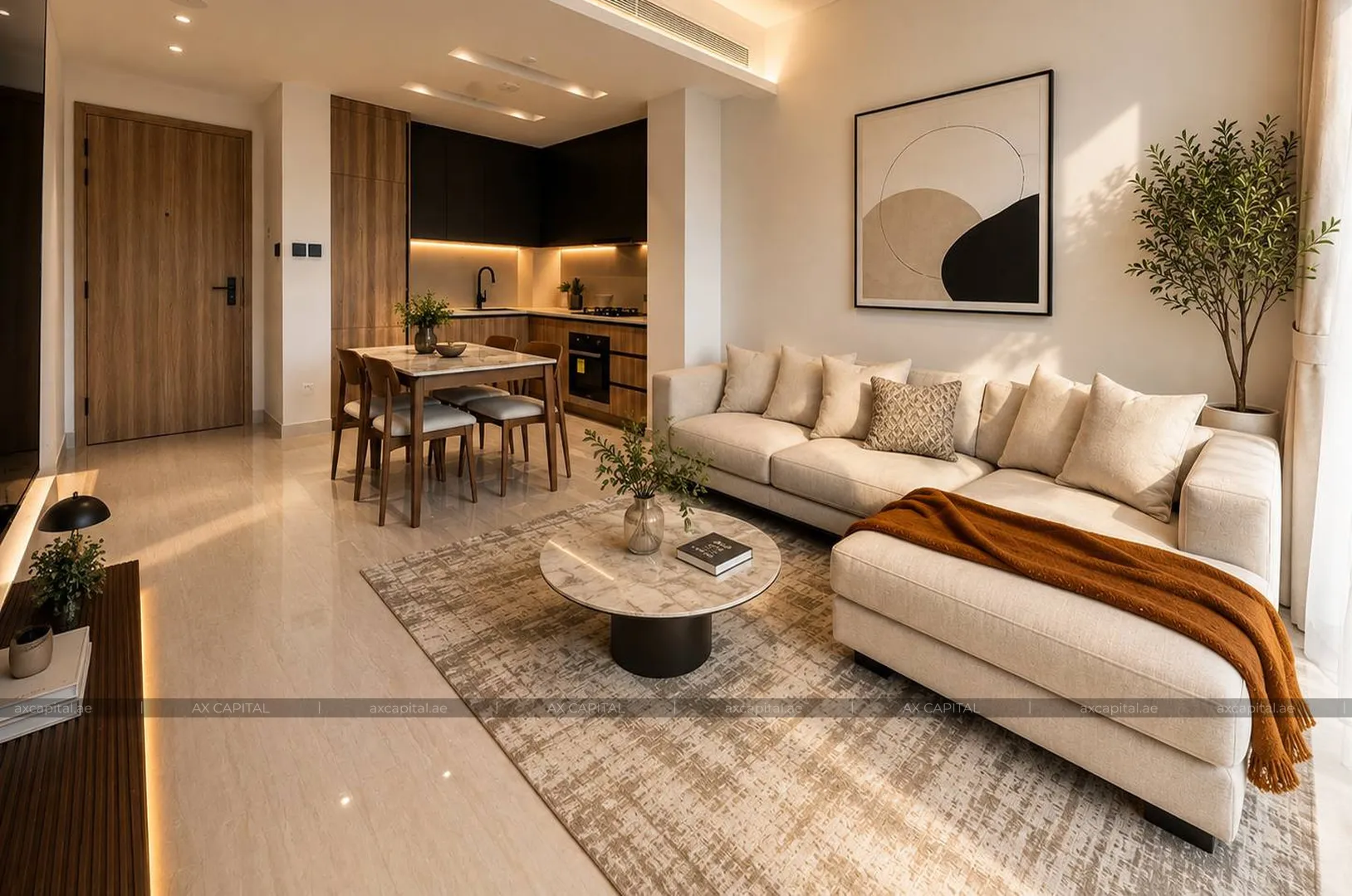 Apartamento con 1 dormitorio en Marina Living, Dubai, EAU (axc-3996476) 1