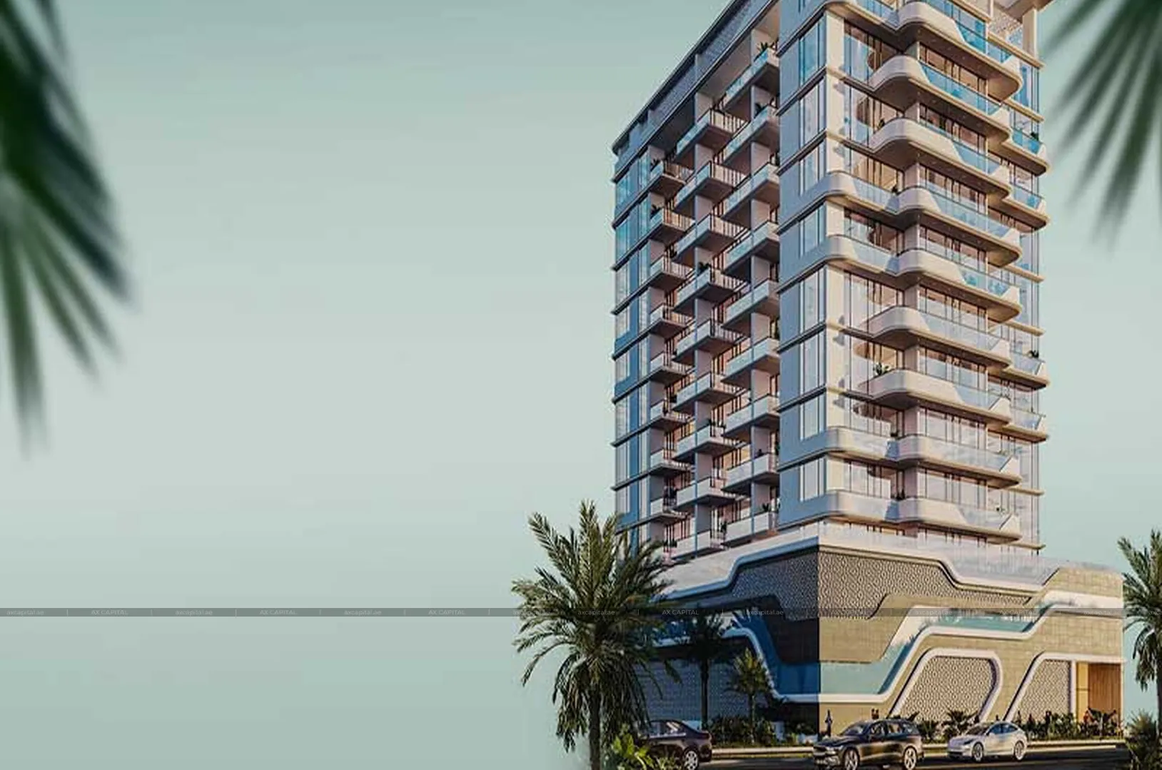 شقة عدد غرف النوم فيها: 2، في Evora Residence, دبي, الإمارات العربية المتحدة (axc-3992579) 1