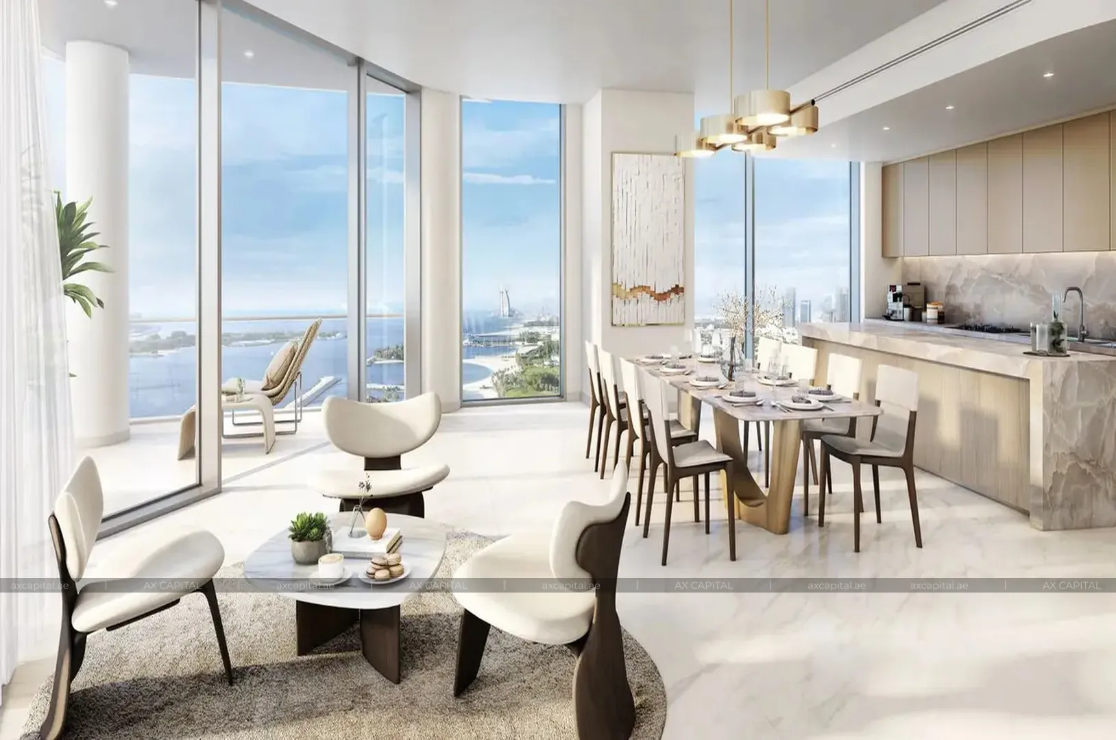 Appartement avec 3 chambres à Palm Beach Towers 1, Dubai, EAU (axc-3984449) 1