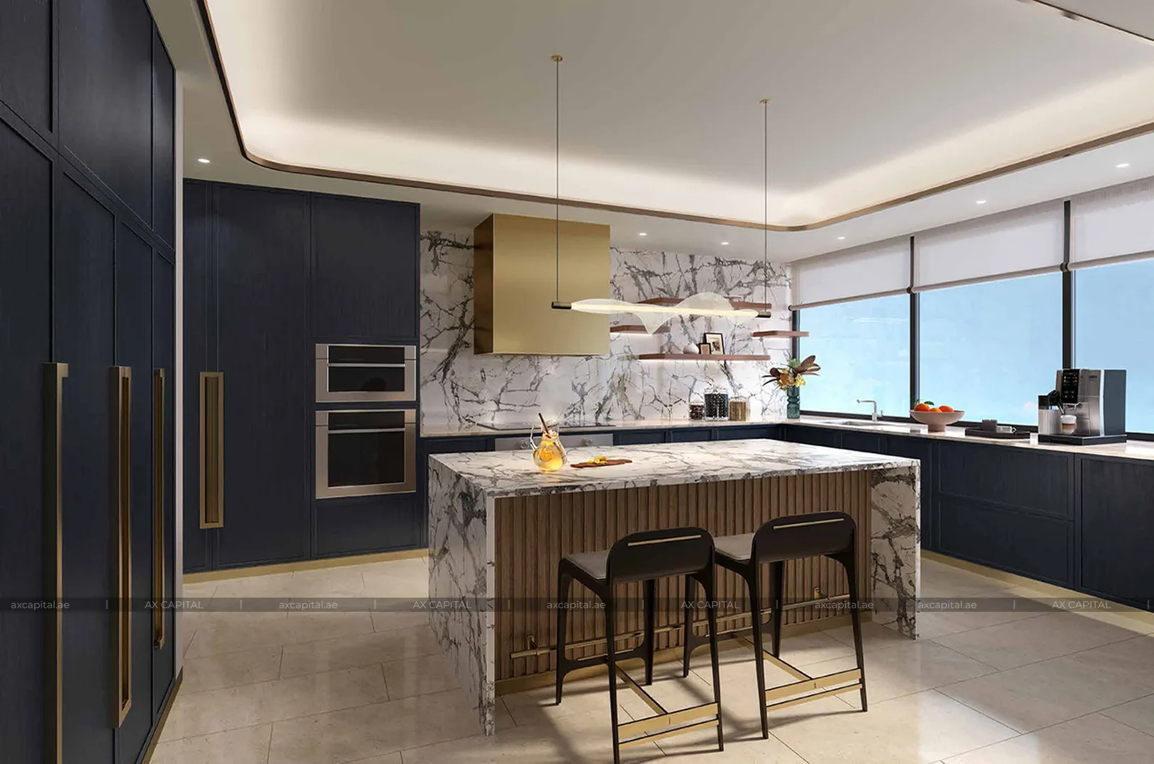 Apartment mit 2 Schlafzimmern in Harbour Lights, Dubai, VAE (axc-3995767) 3